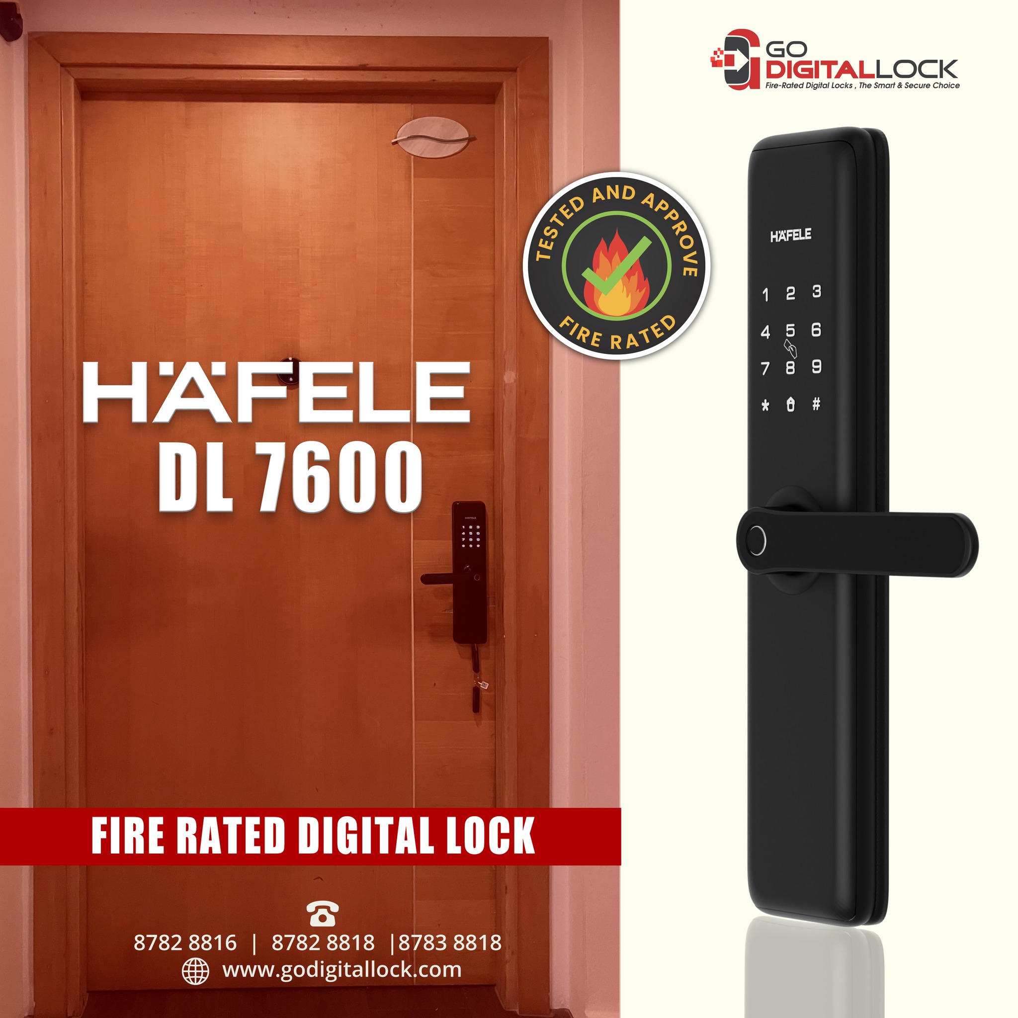Go - Experience ultimate peace of mind with the Hafele DL7600 Fire ...