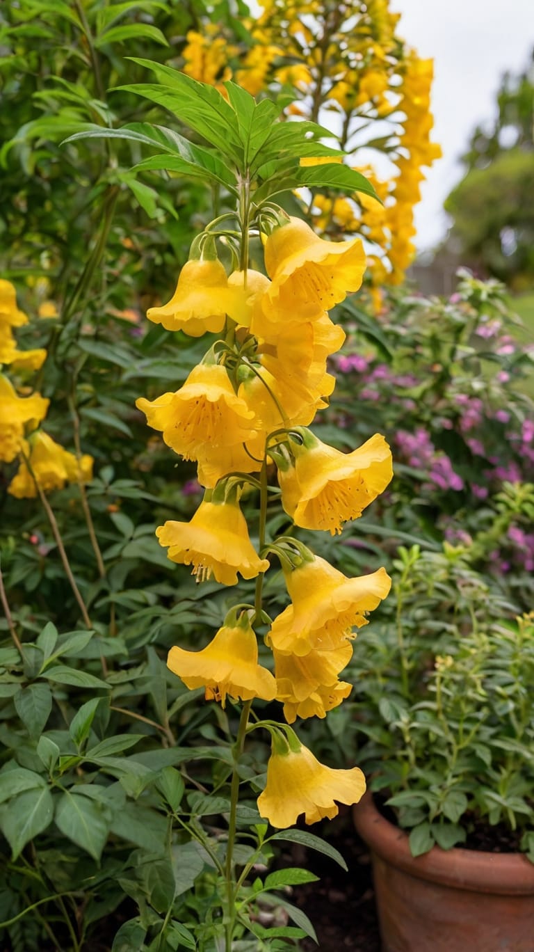 My first post: Tacoma Stans ( yellow bells) which we planted in