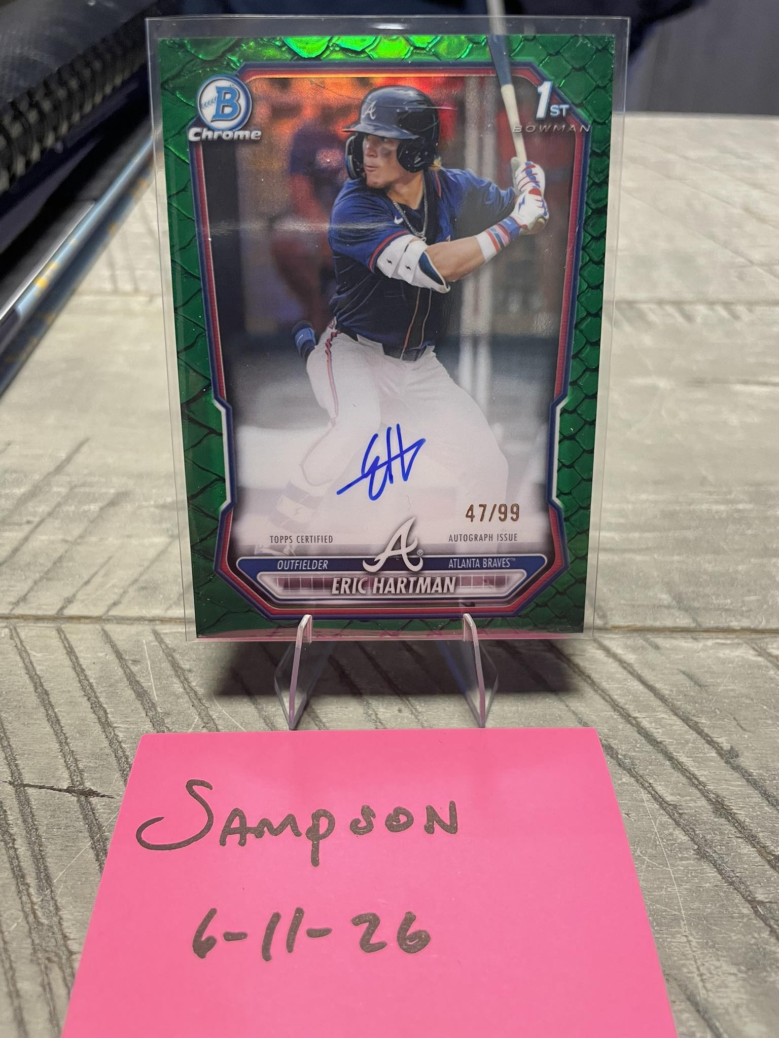 Eric Hartman green rep auto