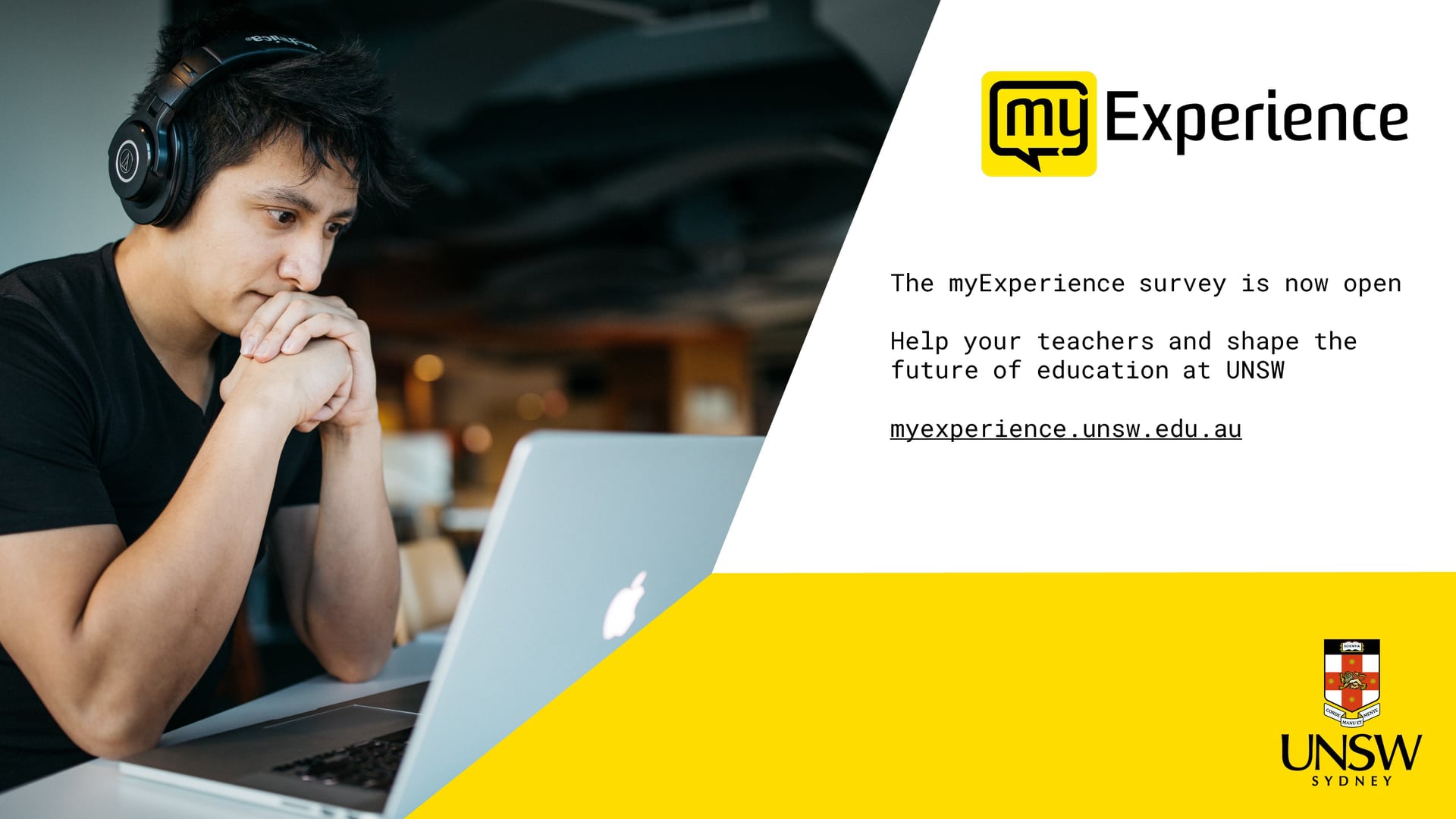 The myExperience Survey is now open!... - UNSW Law & Justice | Facebook