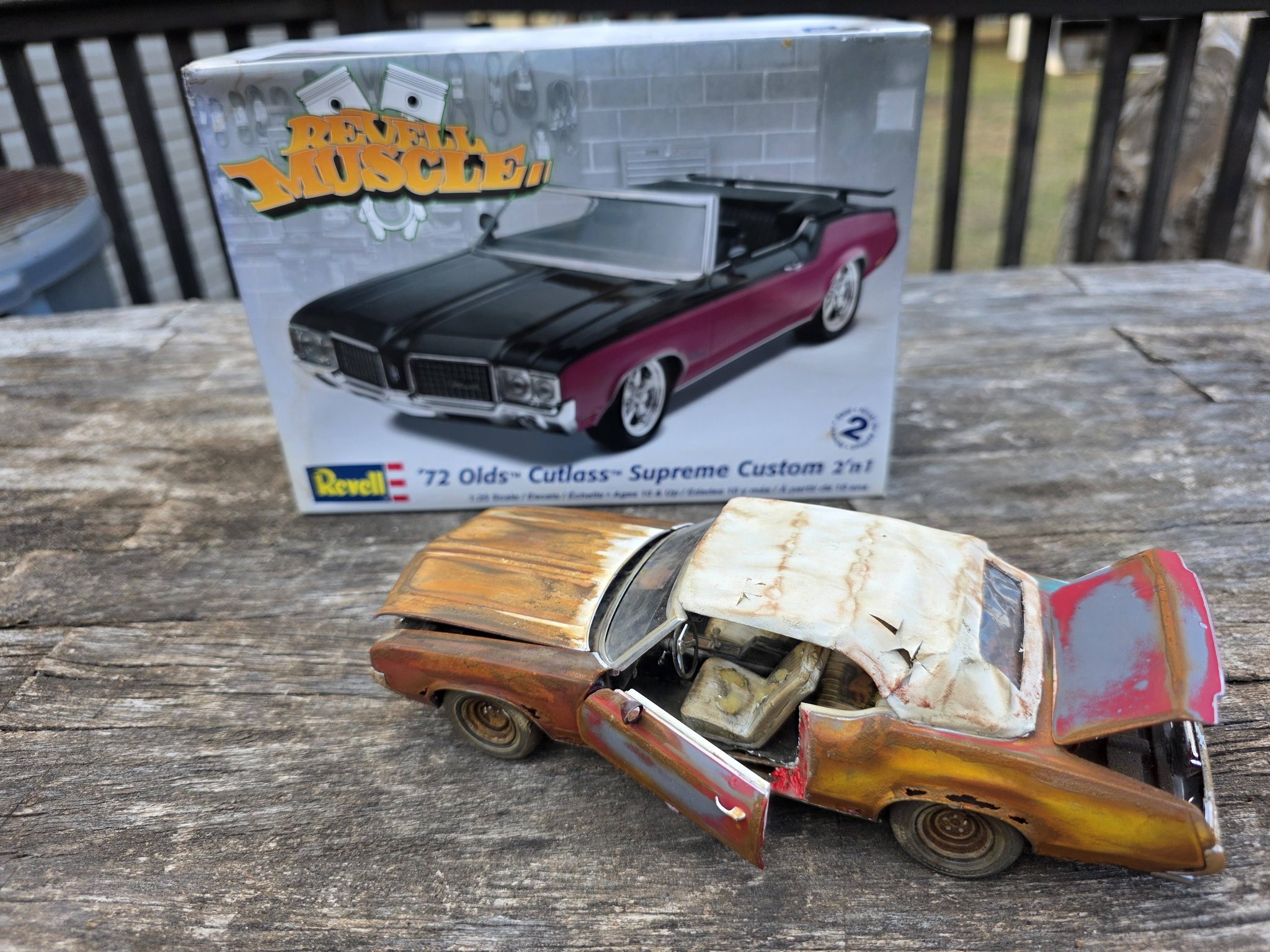 1972 Oldsmobile Cutlass Convertible model car build