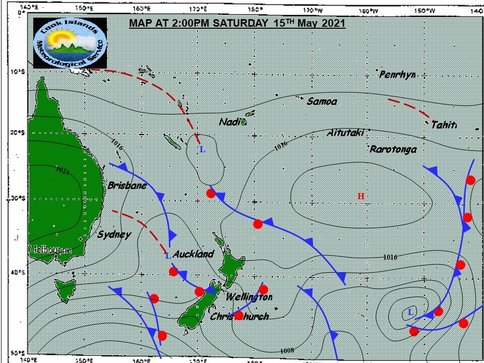 Cook Islands Meteorological Service - Northern and Southern Cooks ...