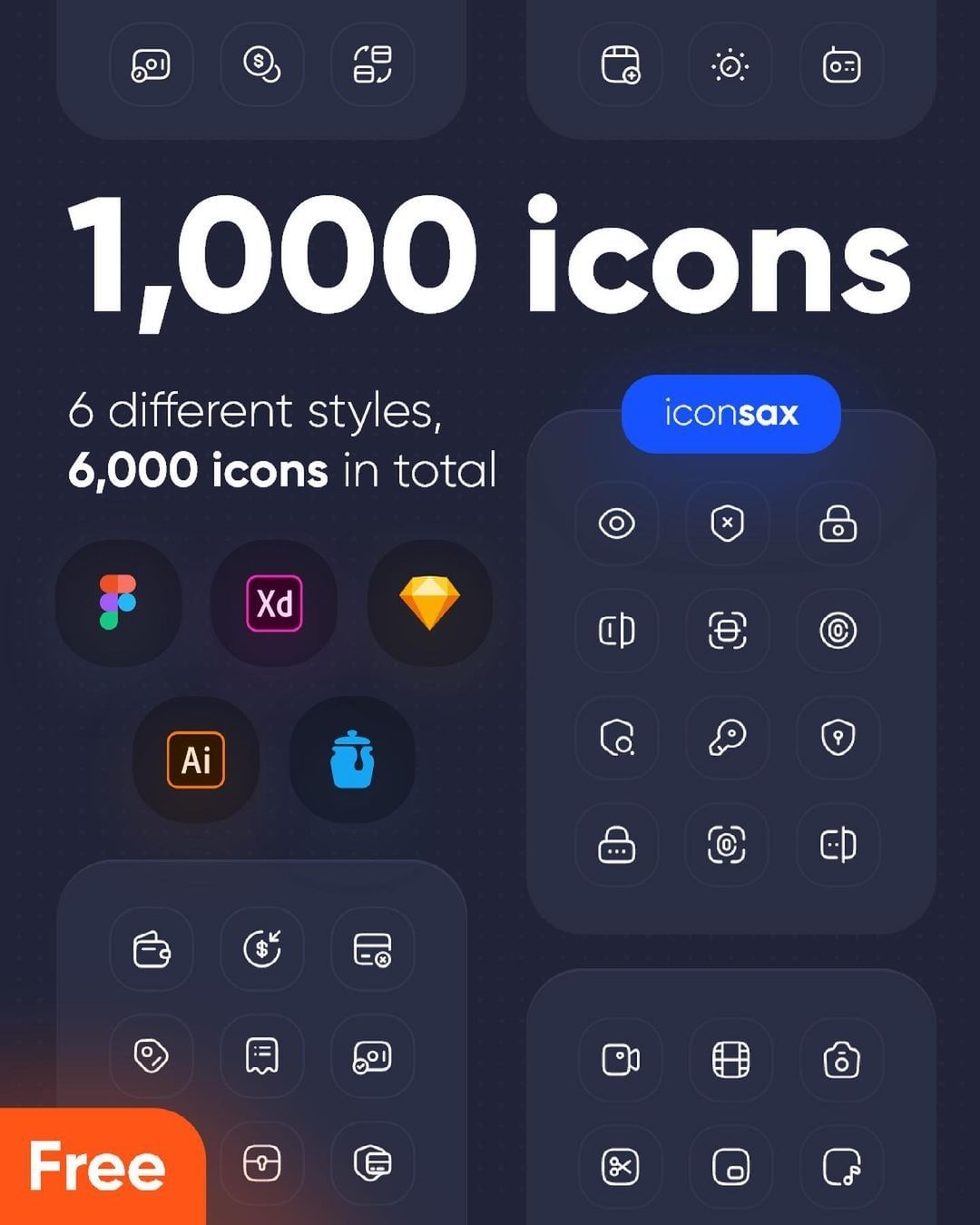 1000 icons😍😍 ⁣ ️ Designed by:... - Creative Web Elements