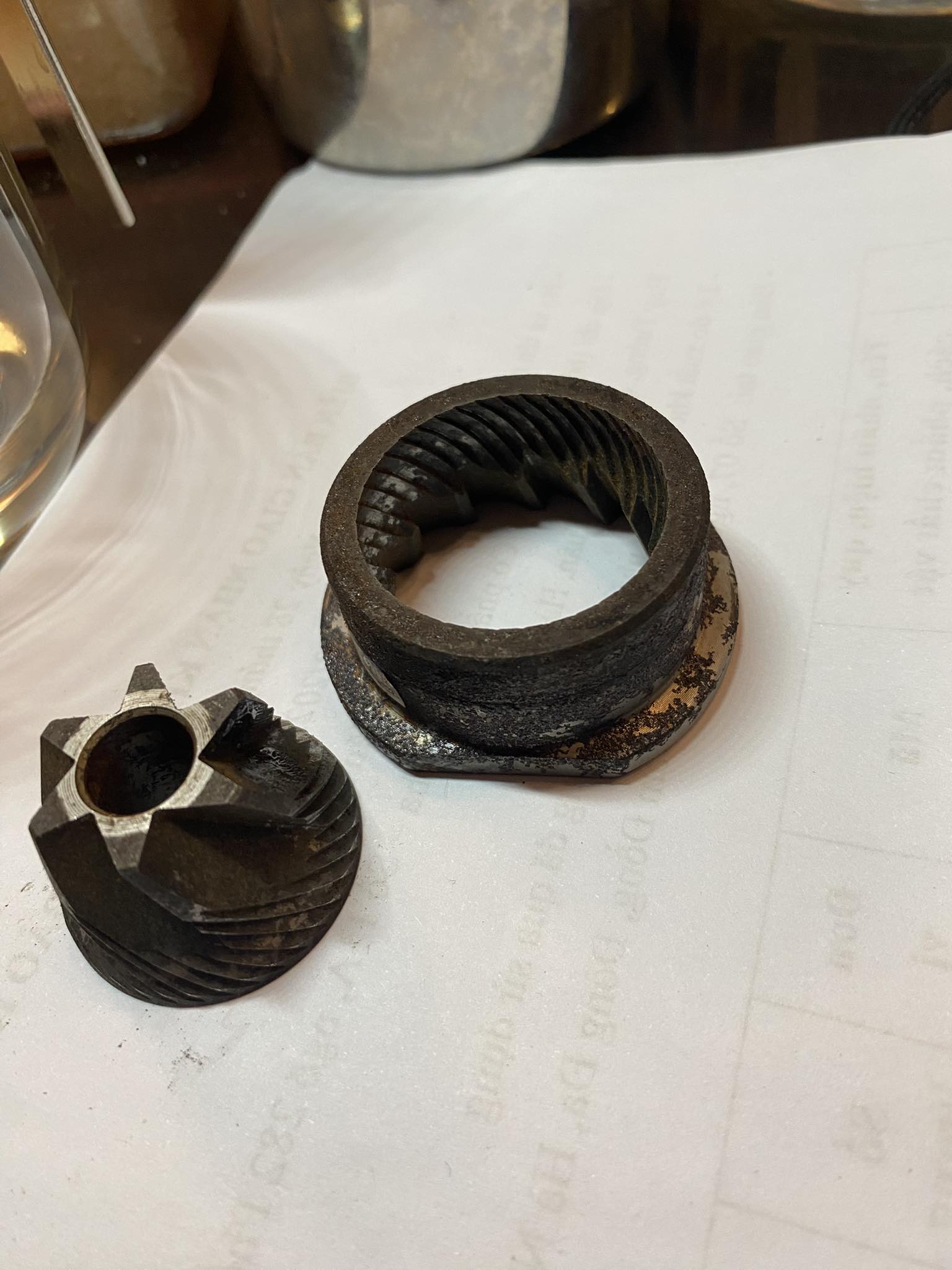 A Jura Z5 of my friend. Condition/error: “Fill beans” Cause: Too