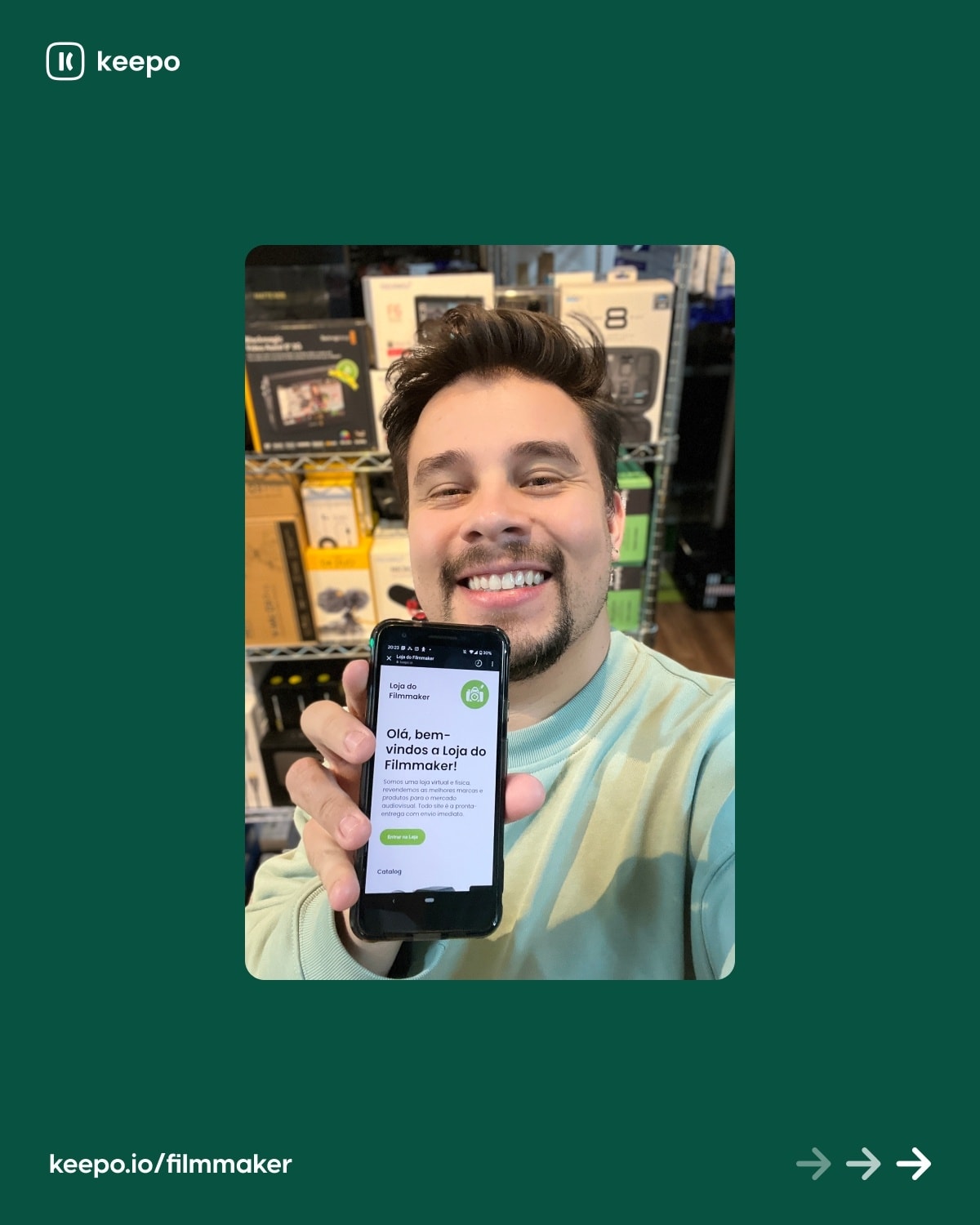 Keepo - Esse registro vai direto pro álbum de familia!...