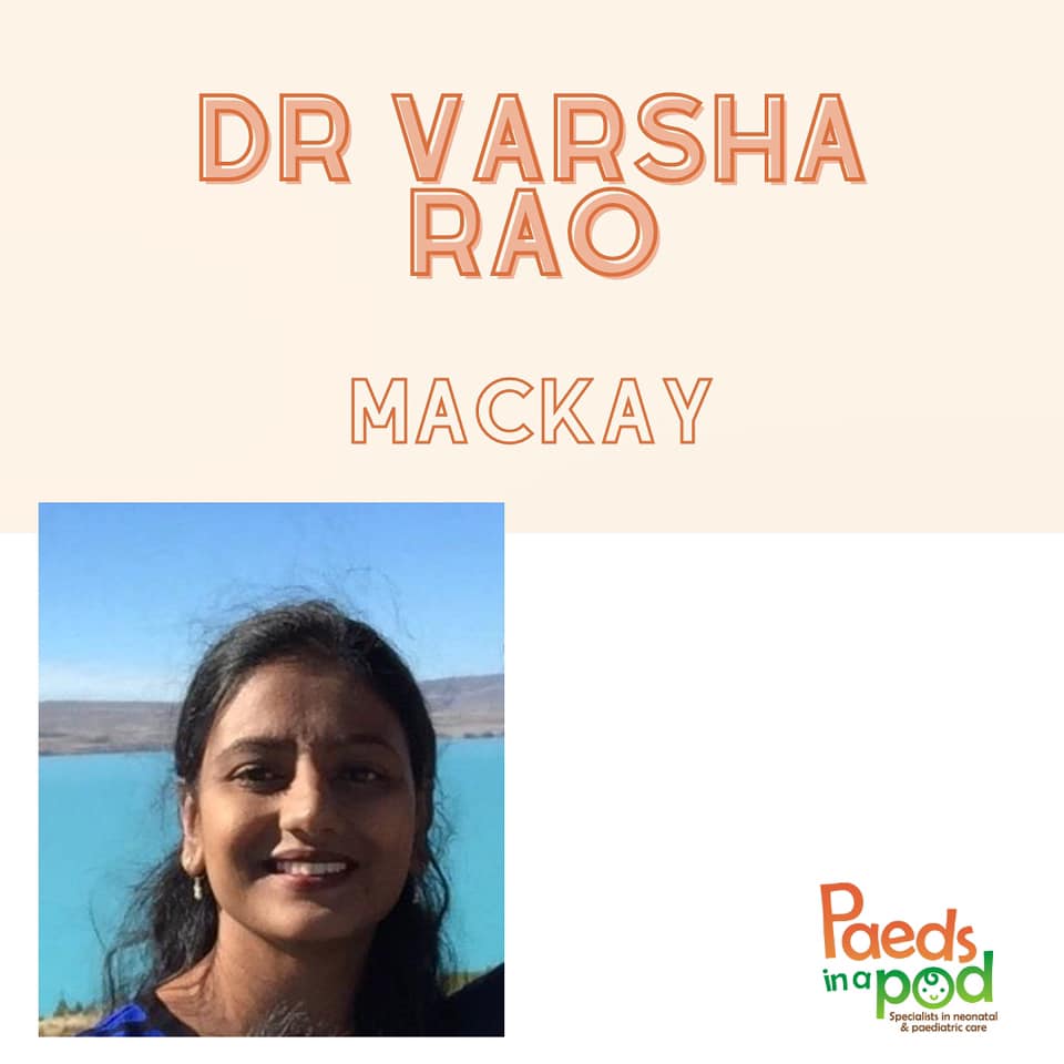 Paeds in a Pod - Dr Varsha Rao is a general paediatrician... | Facebook