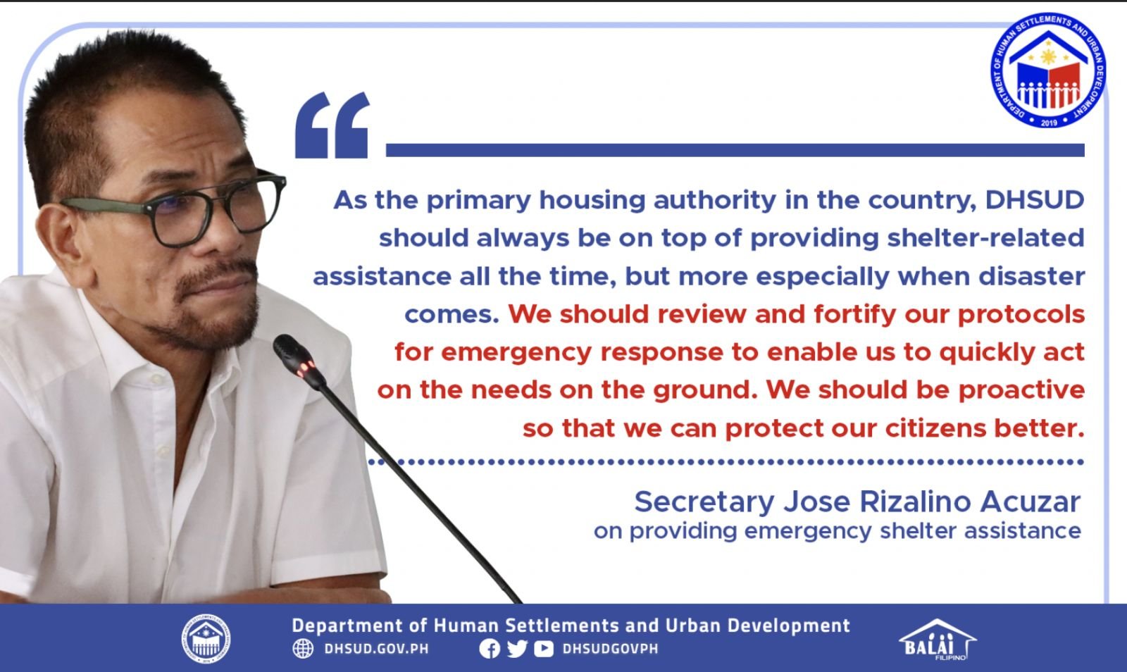 PRO... - Department of Human Settlements and Urban Development | Facebook