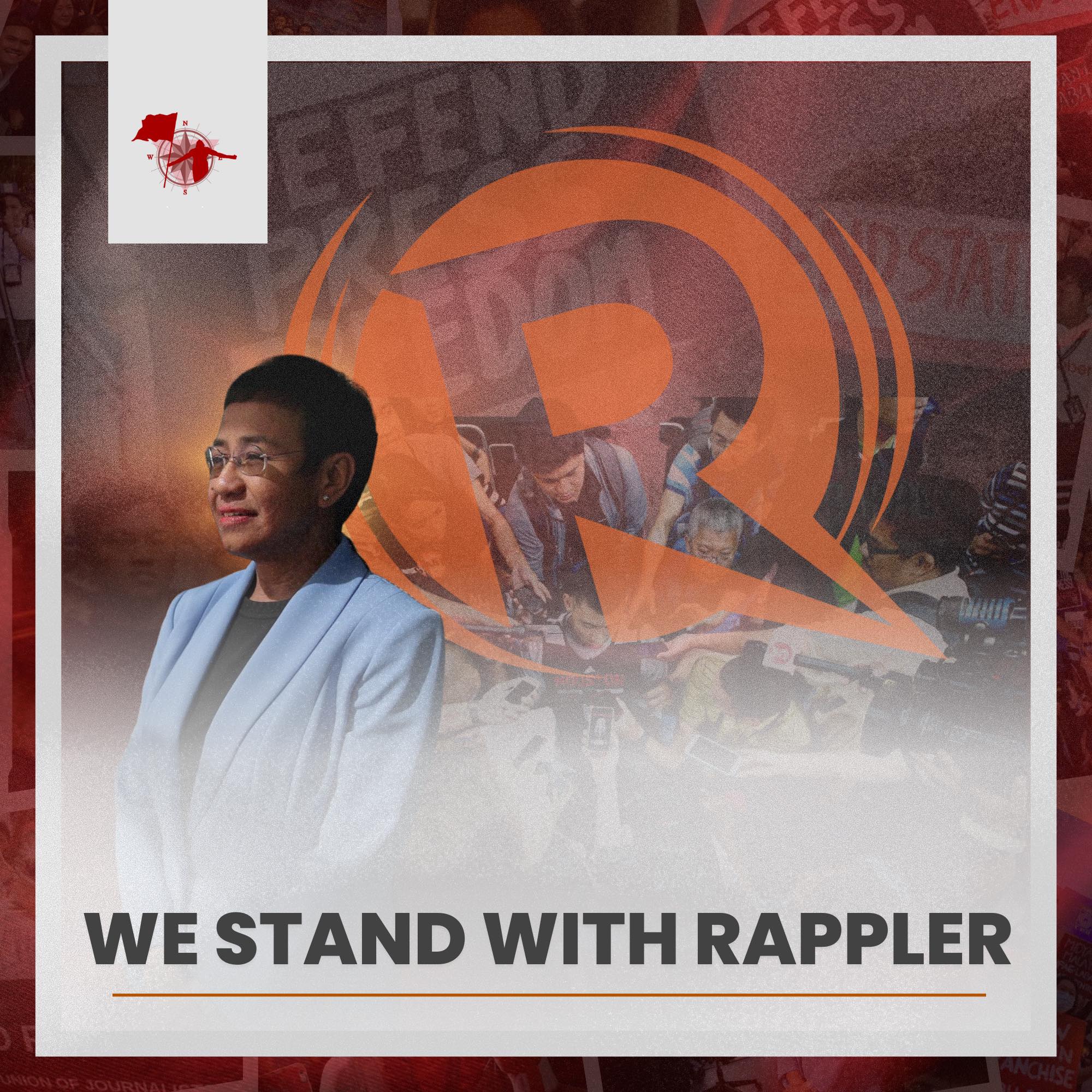 STAND - WE STAND WITH RAPPLER! Sa nalalabing oras ng administrasyong ...