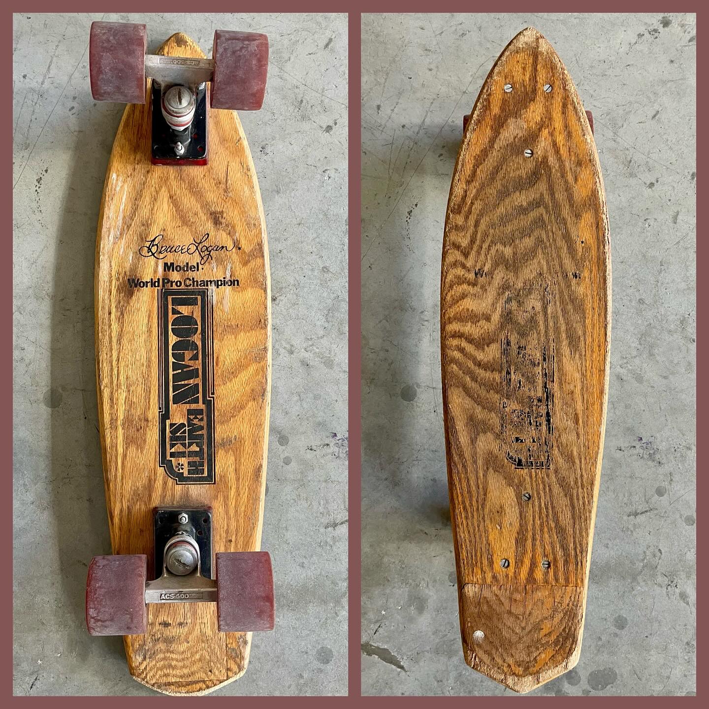 ヴィンテージ　スケートボード Bruce Loganモデル For the classic set up of the week we share this original mid