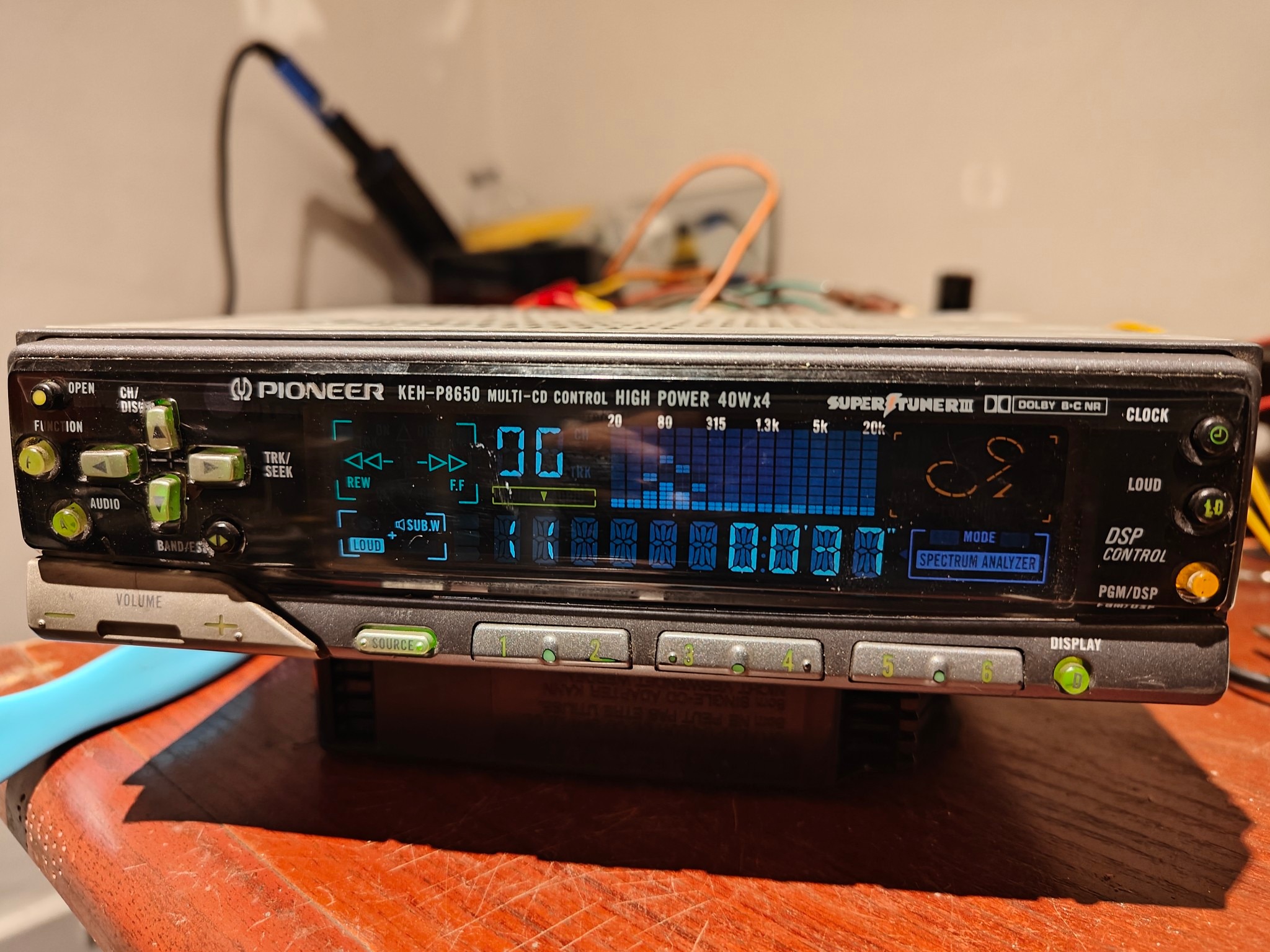 Pioneer KEX-P8650 本体 カーオーディオ PIONEER KEH P8650 CAR STEREO CASSETTE PLAYER GOOD WORKING ORDER
