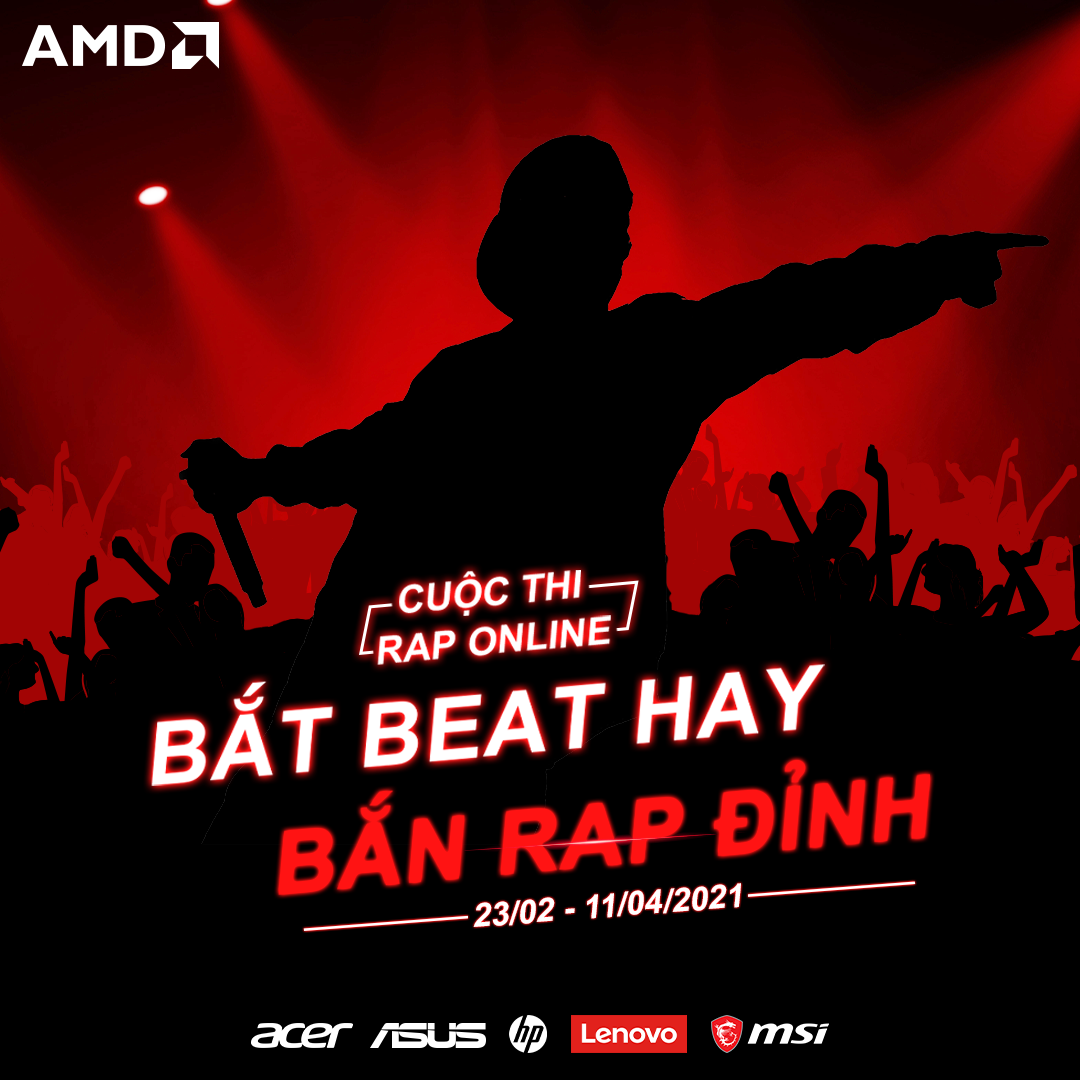 AMD - KHỞI ĐỘNG CUỘC THI 🎶 BẮT BEAT HAY, BẮN RAP ĐỈNH 🎤... | Facebook
