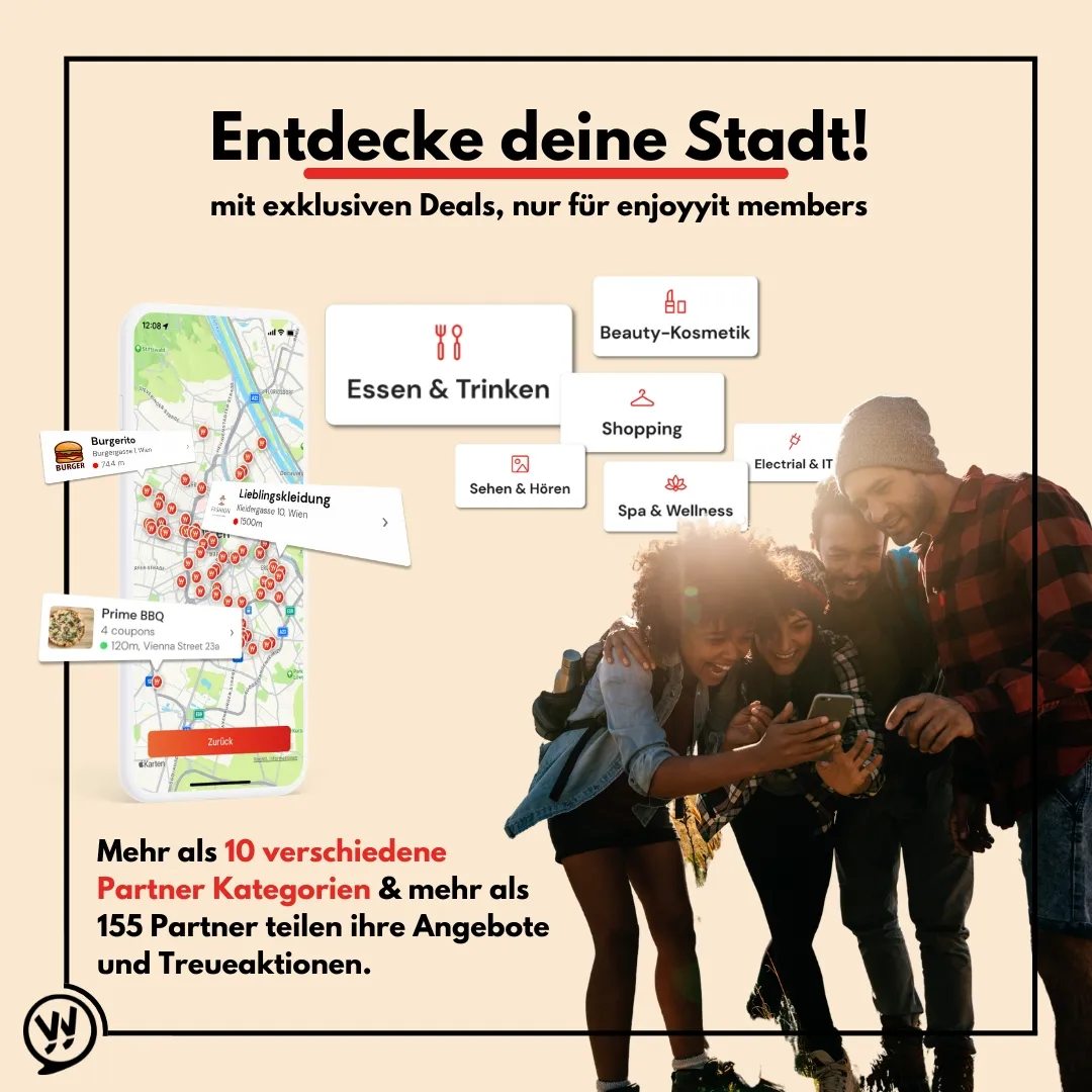 enjoyyit - die rabatt & treue app | Vienna