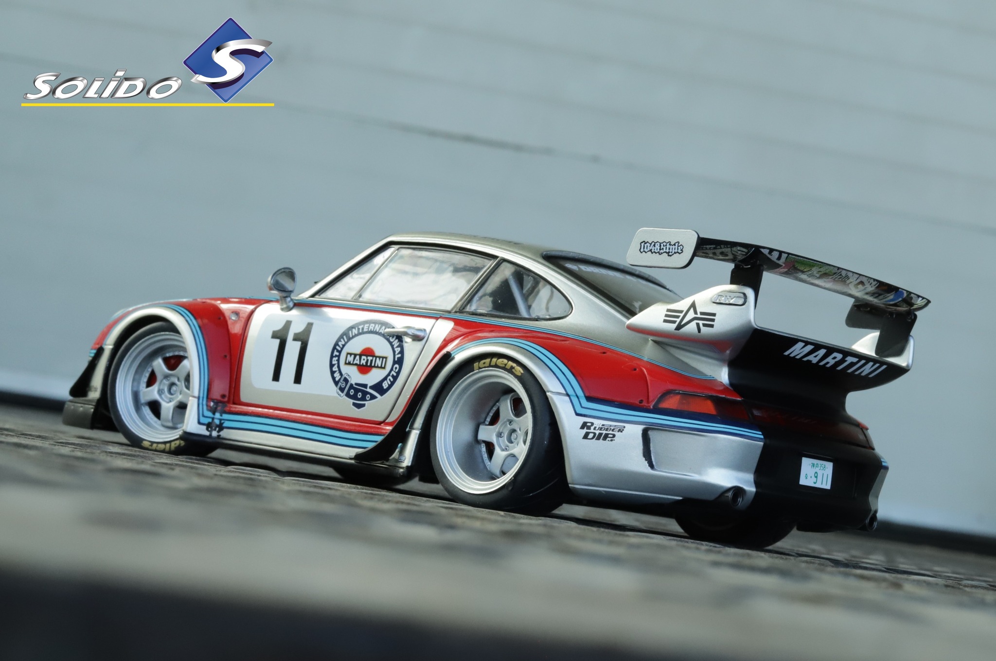 Martini Racing Porsche RWB 930 2U MAGNET .마더터 ARELL BALLI ART
