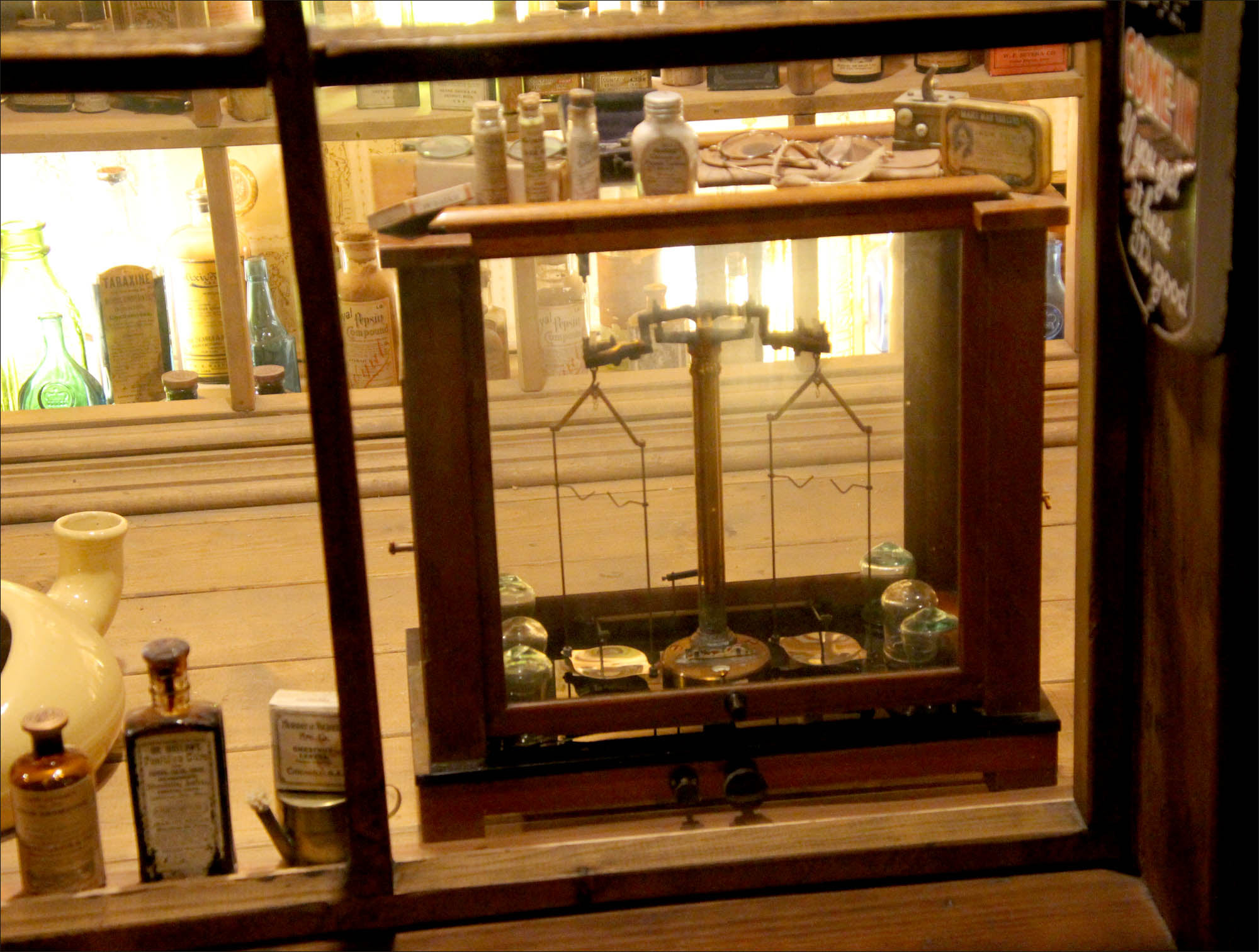A member spotted this scale in an apothecary store display which is ...