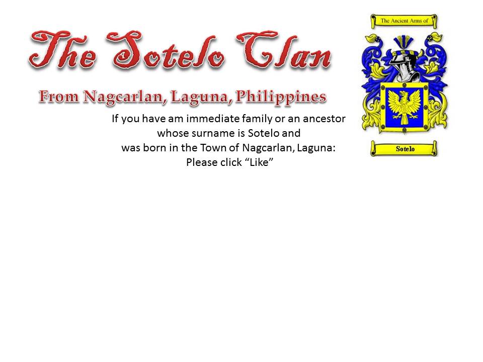 Sotelo Family in the Philippines | Nagcarlan