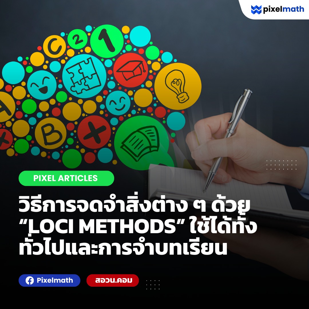 🧠การจดจำ... - Pixelmath สถาบันสอนคณิตศาสตร์และสอวน.คอมพิวเตอร์ | Facebook