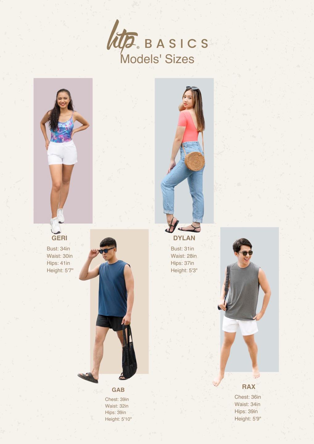 Our models’ sizes for everyone’s... - HTP Basics - Muntinlupa