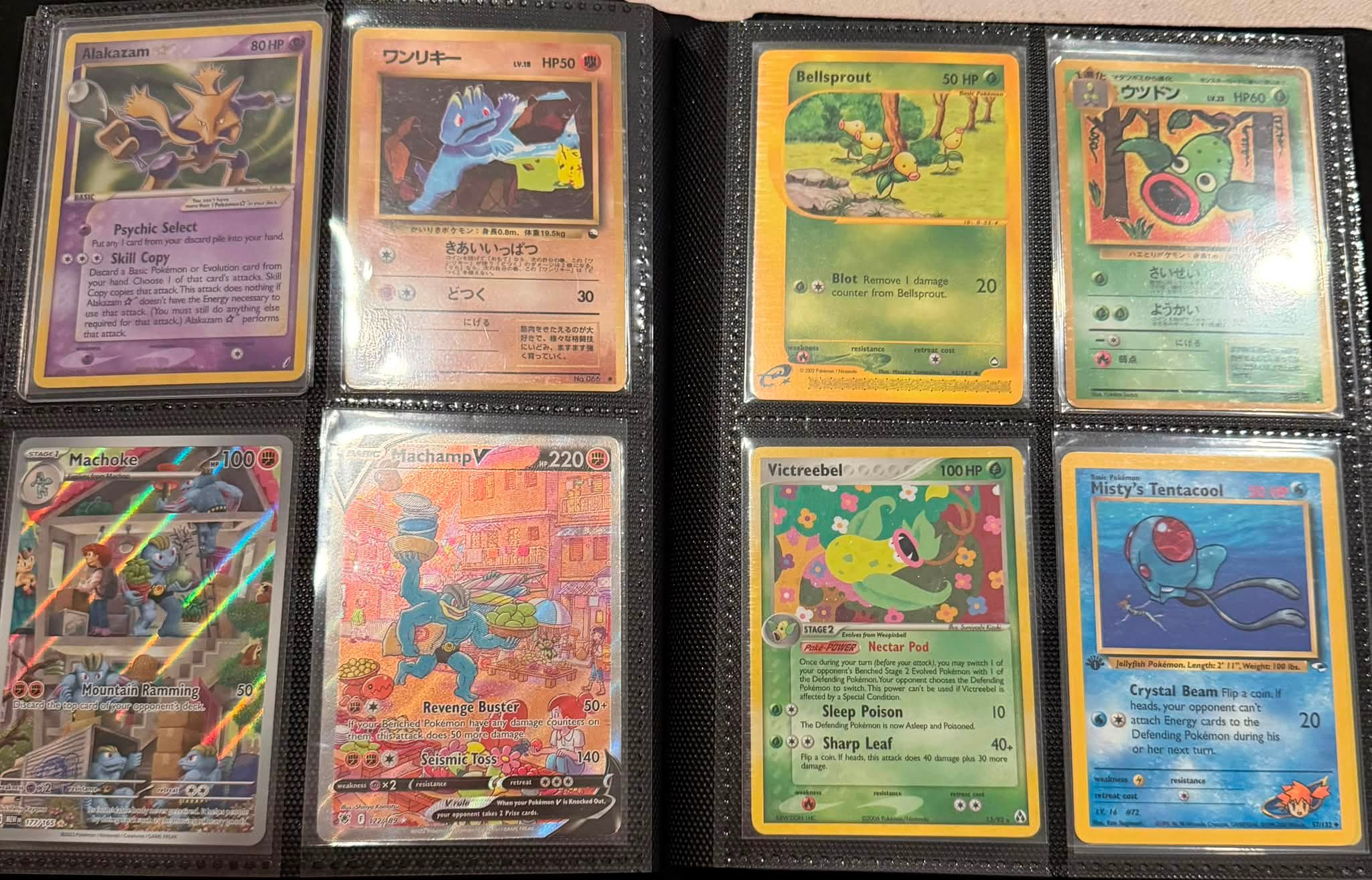 original pokemon card binder Ultra Pro Premium 4 Pocket  Pokemon Binder with 20 Side-Loading Pages & Holds up to 160 Cards  Acid-Free & Non-PVC  Snap Closure, Black Backing & card threshold Favorite Pokmon cards in a