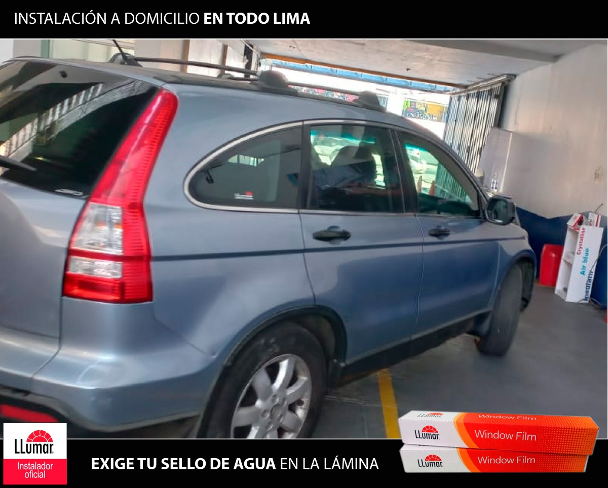 Láminas Llumar instalación a domicilio