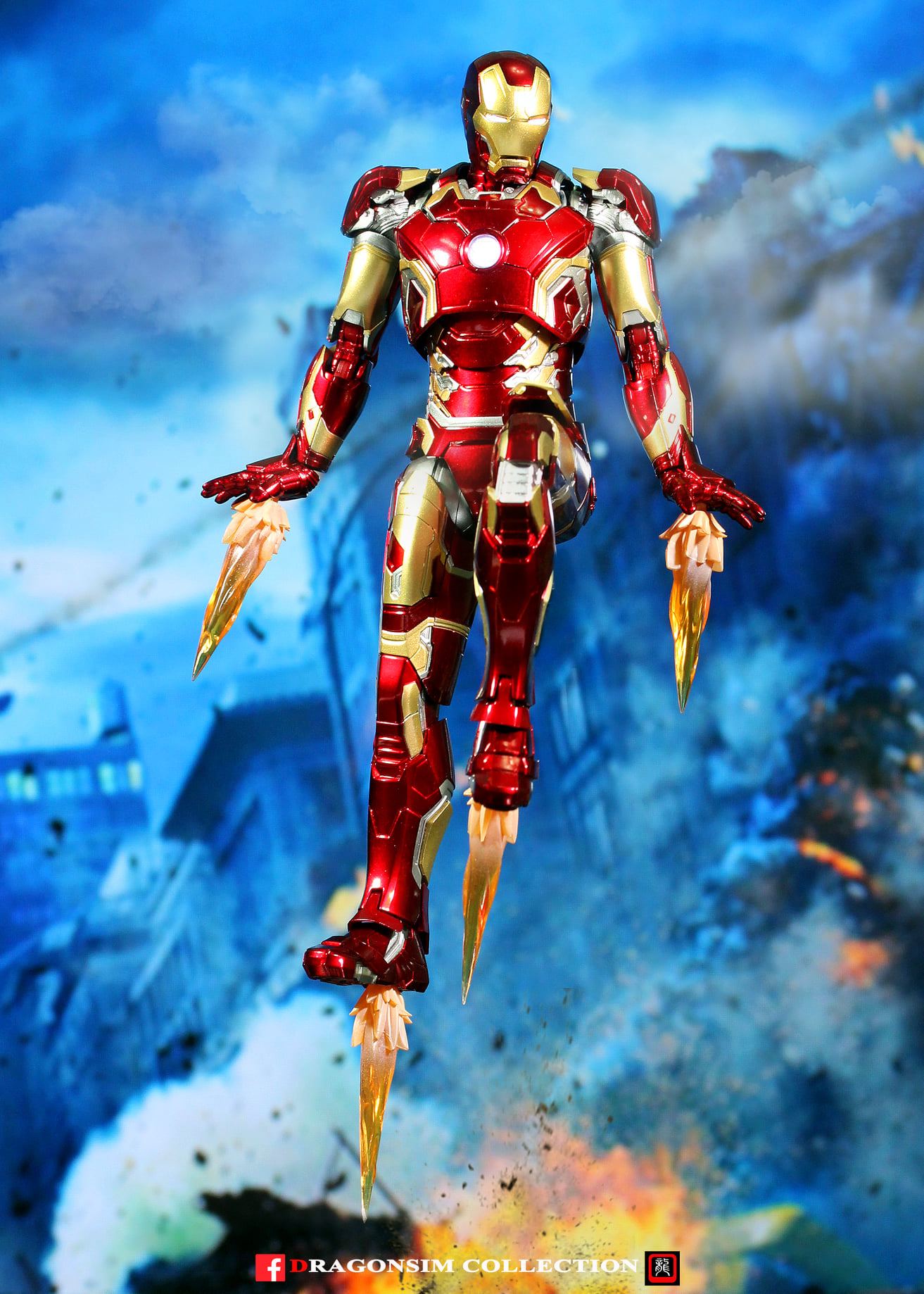 Threezero Avengers: Infinity Saga 1/12 scale DLX Iron Man Mark 43