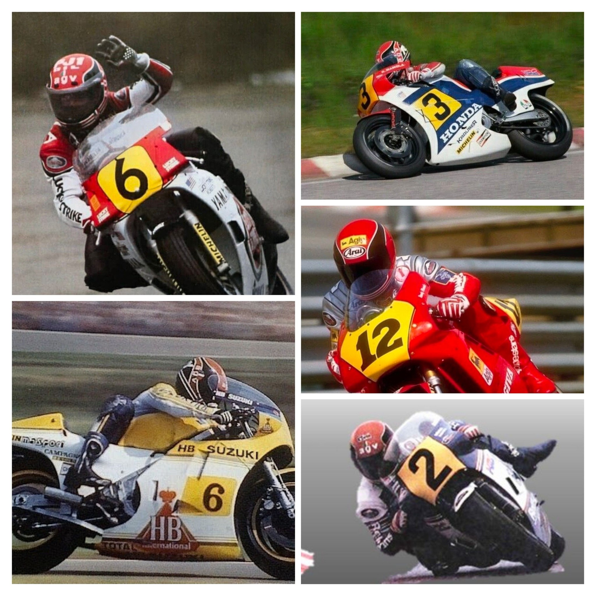 Randy is a racing rider who can ride fast on any manufacturer's
