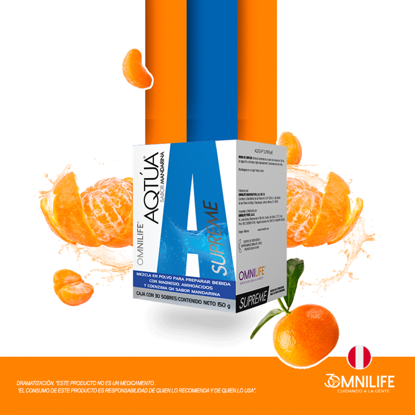 coenzima ubiquinol l-carnitina magnesio y d-ribosa Ten un cierre de mes espectacular, siempre acompañado de tu producto favorito! 💪😉 #Aqtúa , sabor a mandarina, con ubiquinol, L- carnitina, D-ribosa. #Omnilife reconstitution water