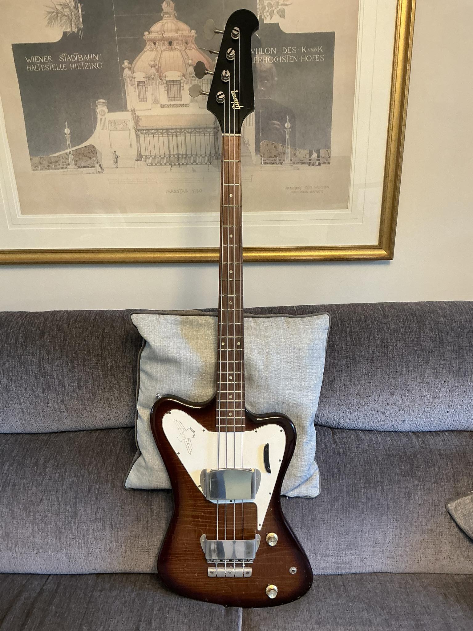 My 1995 Non-Reverse Thunderbird 5 string bass