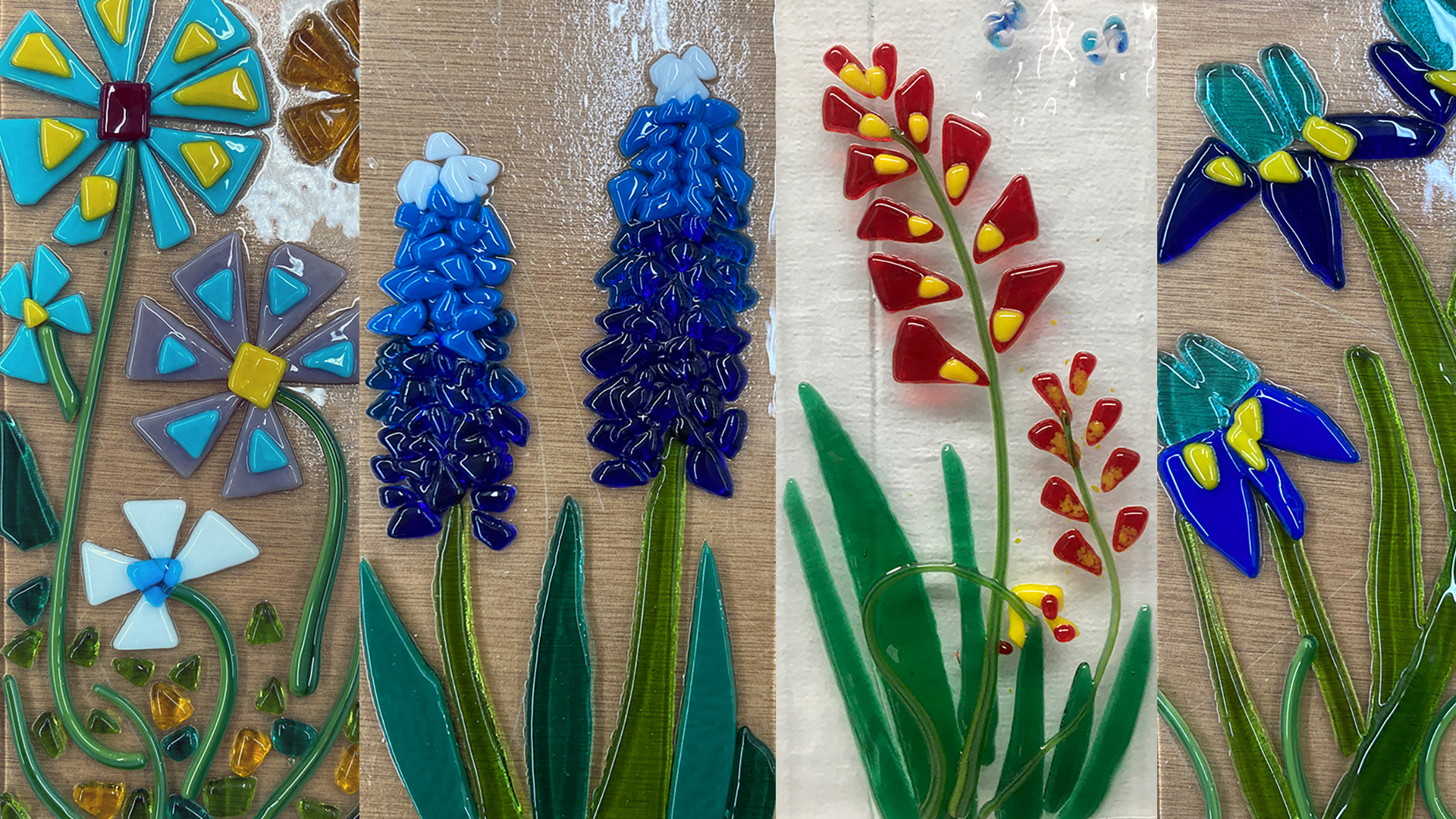 Flower Panel Fused Glass Project Class