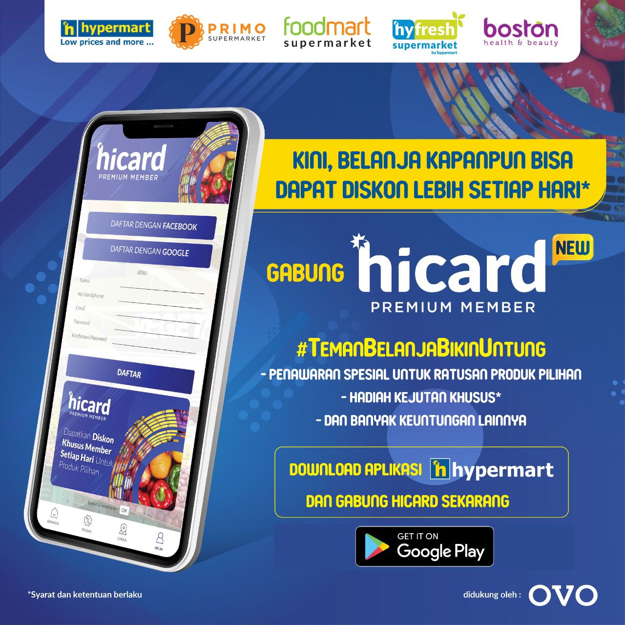 Hypermart - Ini dia yang baru dari Hypermart, Hicard... | Facebook