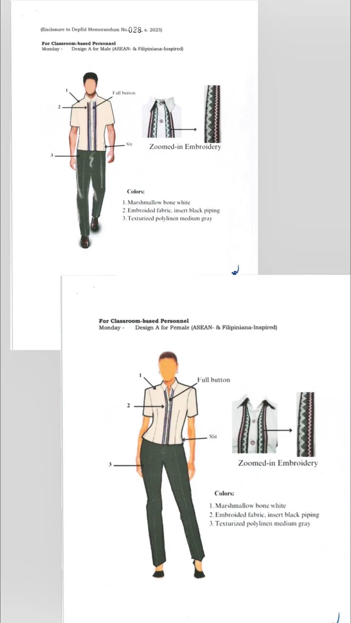 Cher - New DepEd Uniform Designs for 2025 | Facebook