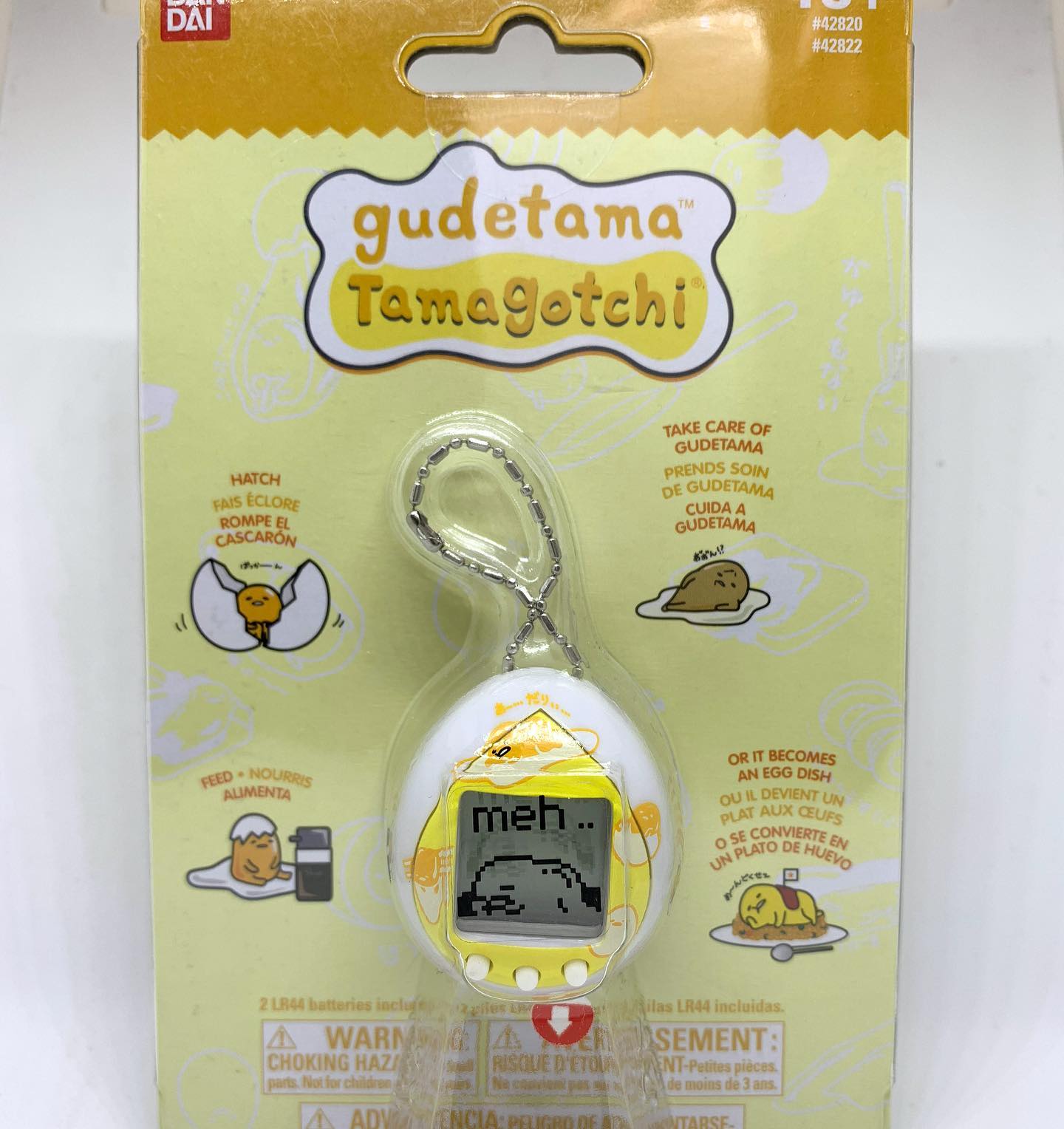 にこ  Gudetama Tamagotchi🐣🥚🐣 Cute tamagotchi in stock in Comex Hobby