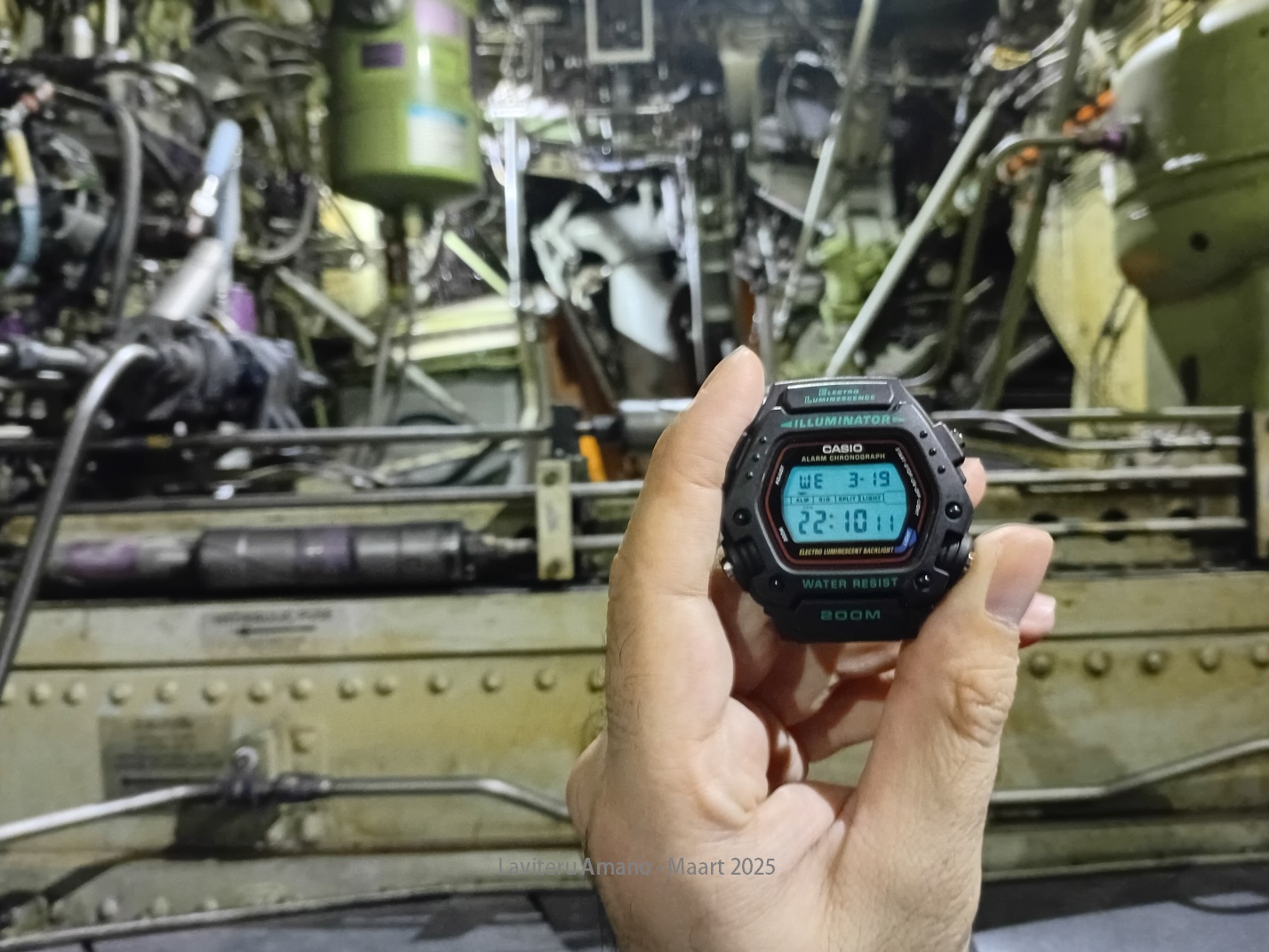 Casio DW-290 watch for work or motorcycle use