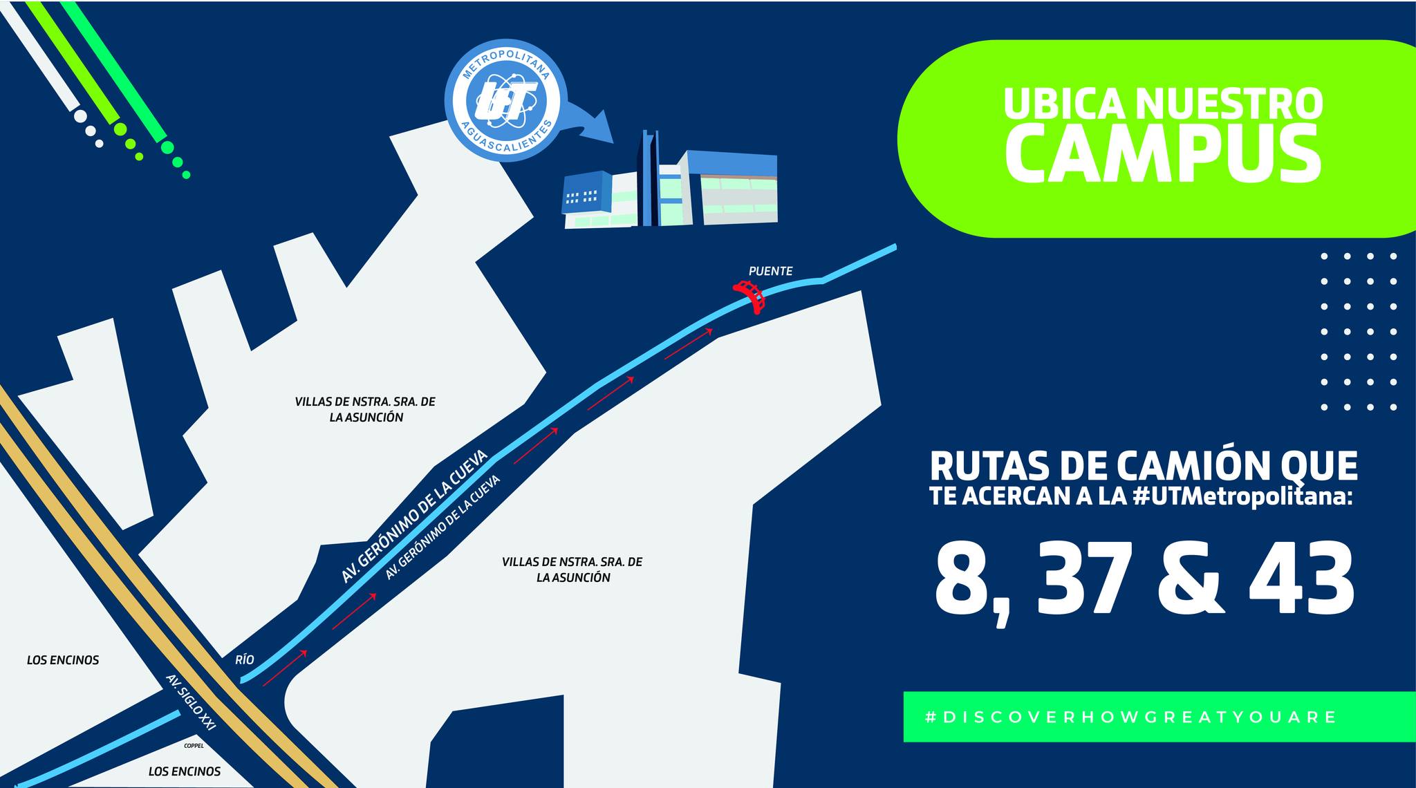 ⚠️🚌¡Metropolitano! Te recordamos las rutas de camión que te acercan a ...