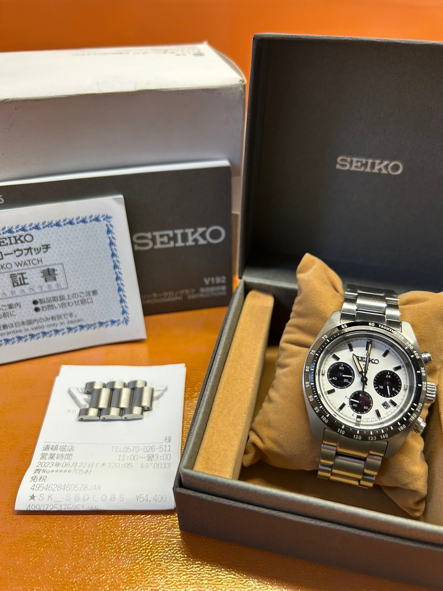 Seiko SSC813 “PANDA V1” Condition: 9.7/10 Inclusions: Complete