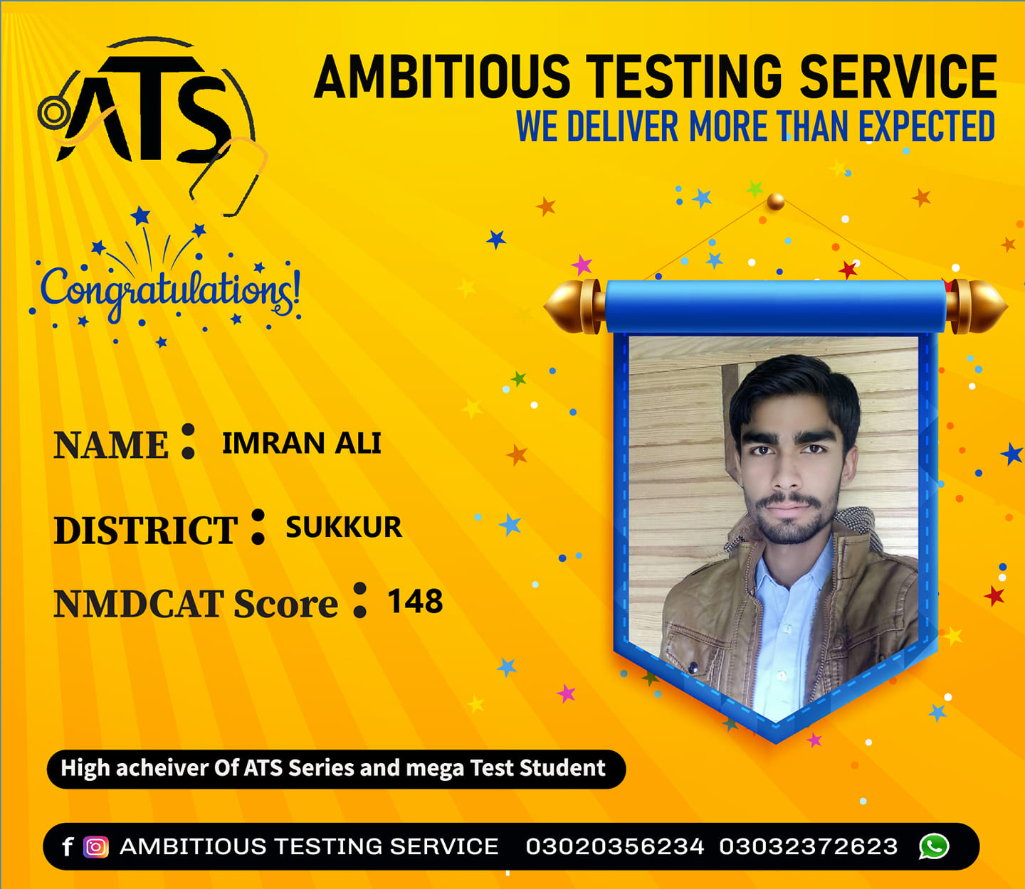 CONGRATULATIONS 👏👏 to... - Ambitious Testing Service - ATS | Facebook