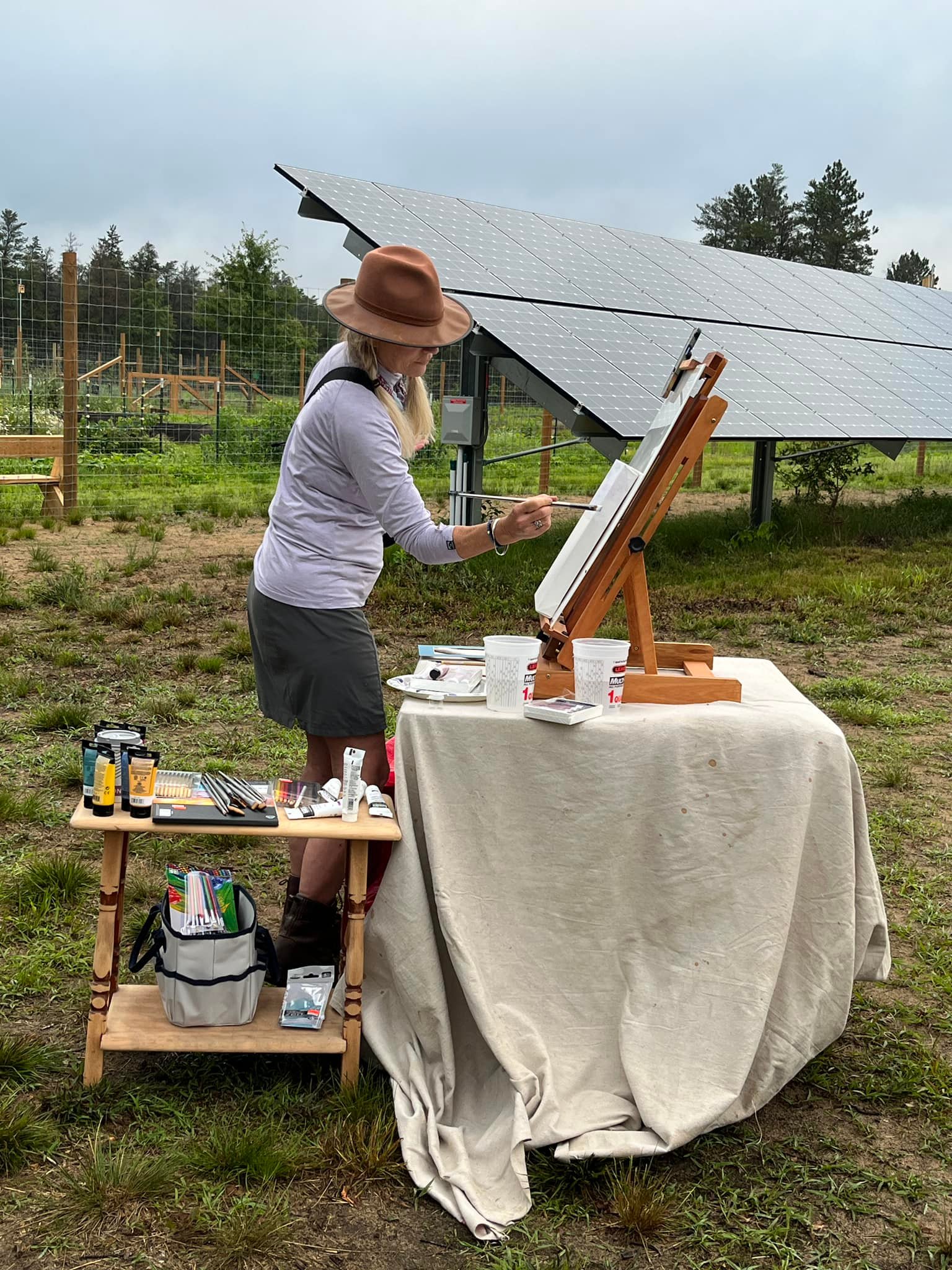Our first Plein Air... - Uncommon Ranch Lavender & Herb Farm