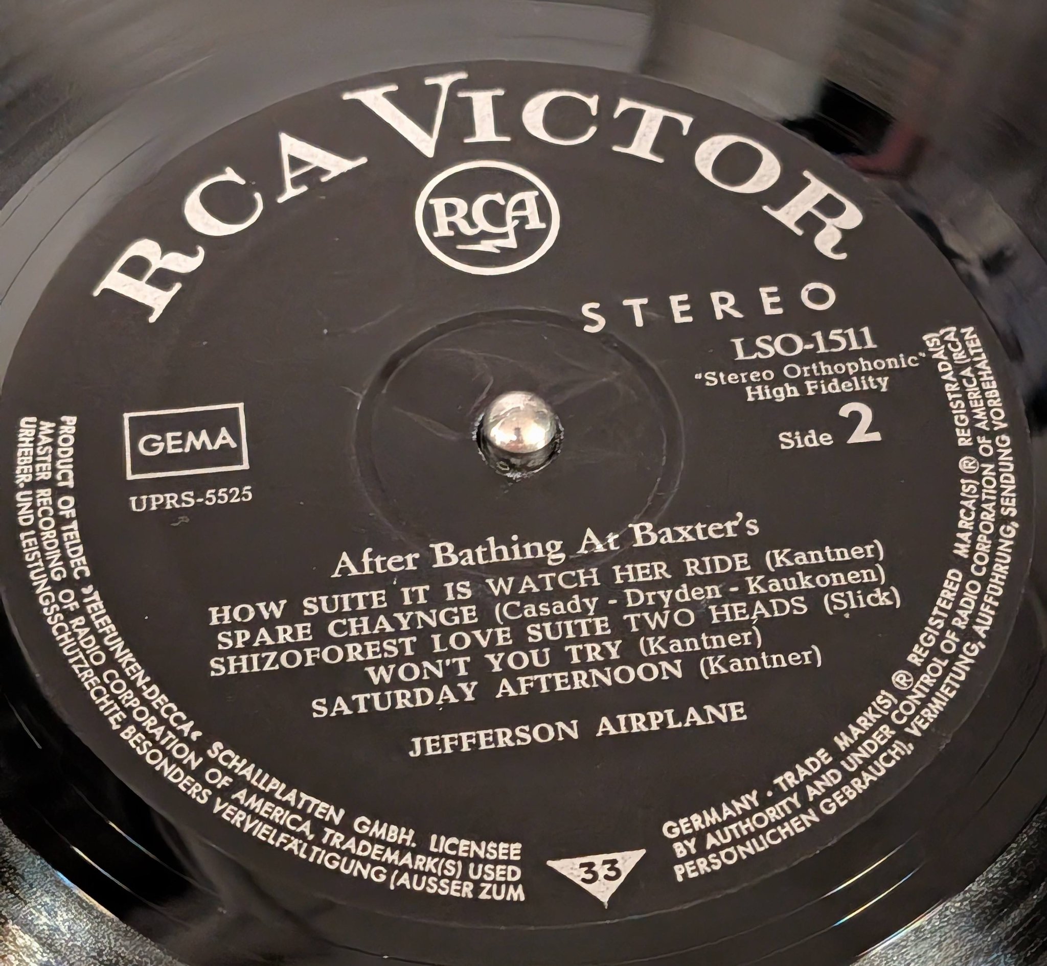 Jefferson Airplane-After Bathing At Baxters German pressing 1967