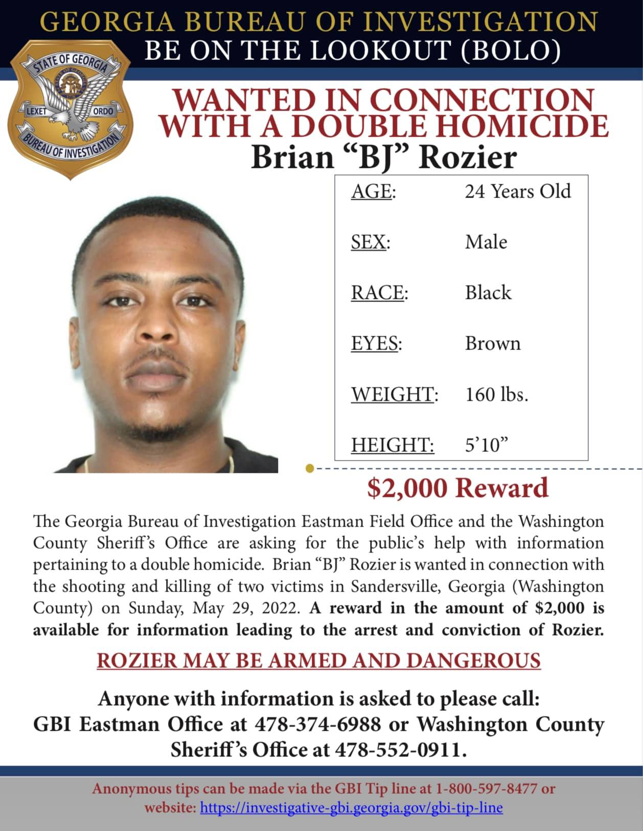 UPDATE***** Brian... - Georgia Bureau of Investigation | Facebook