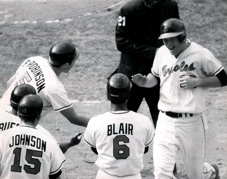 Dave McNally hits the first grand slam by a pitcher in the World