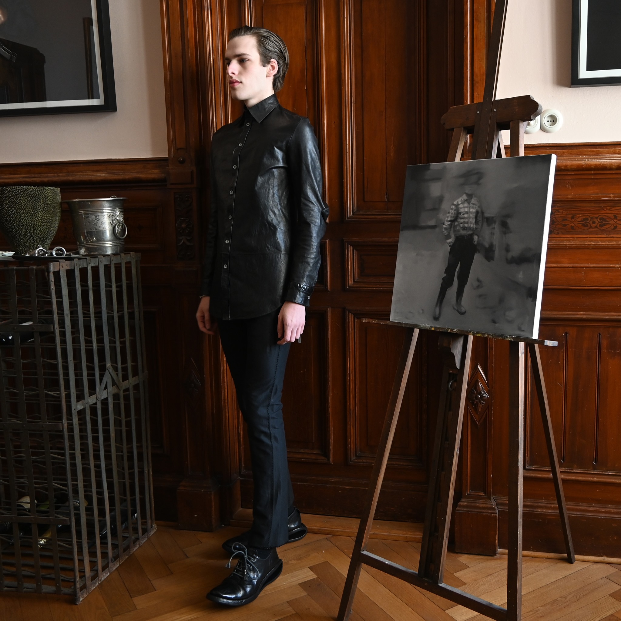 Darklands - Kangaroo Leather Shirt, Visible Meltlock Breadstick 