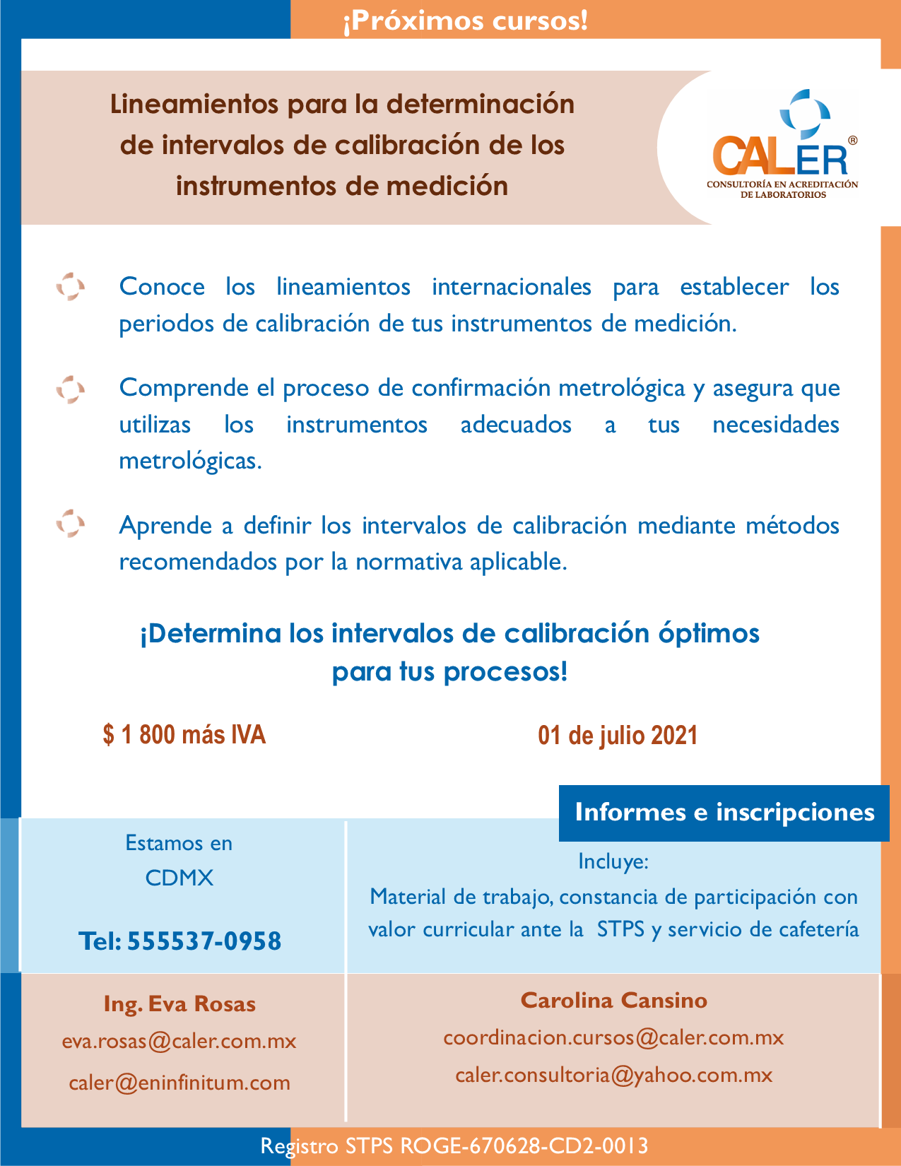 Caler - ¿Sabes definir los intervalos de calibración de... | Facebook