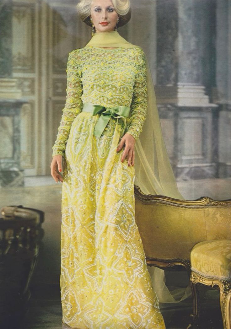Marc Bohan's 1961 Christian Dior evening dress