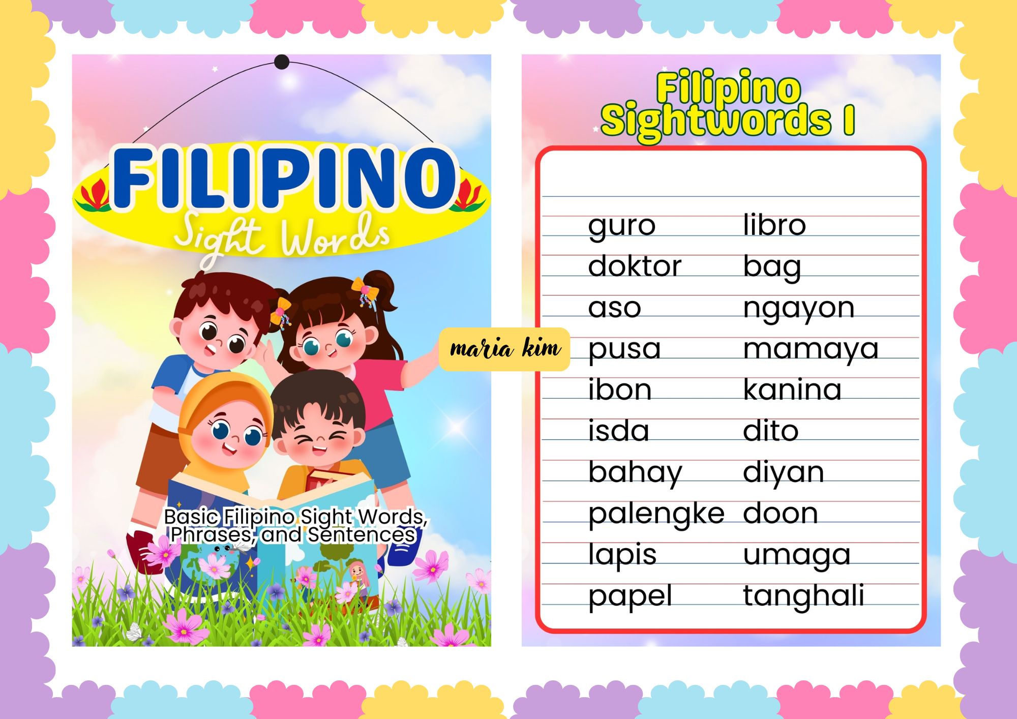 Kindergarten Teacher Ako | English and Filipino SIGHTWORDS | Facebook