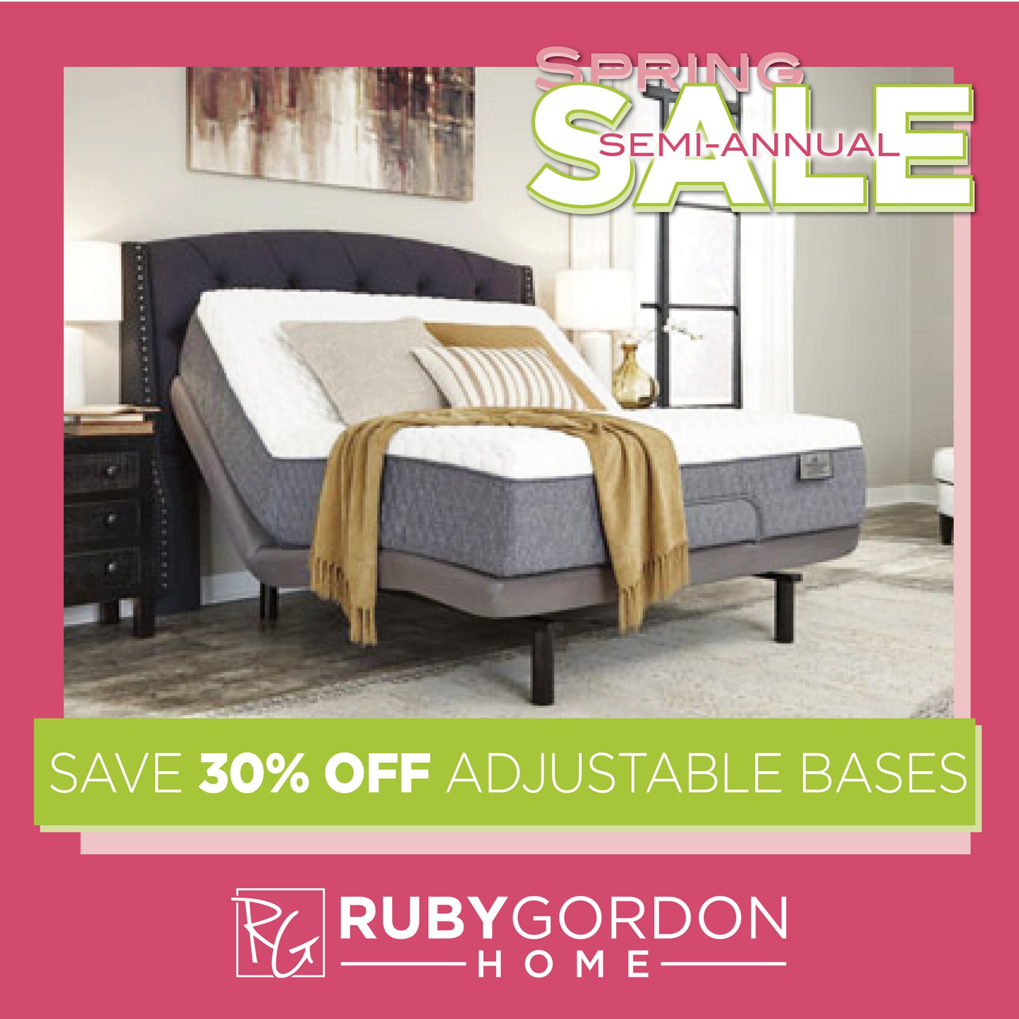 🌺🌸🌼 Save 30% Off Adjustable Bases... - Ruby-Gordon Furniture | Facebook