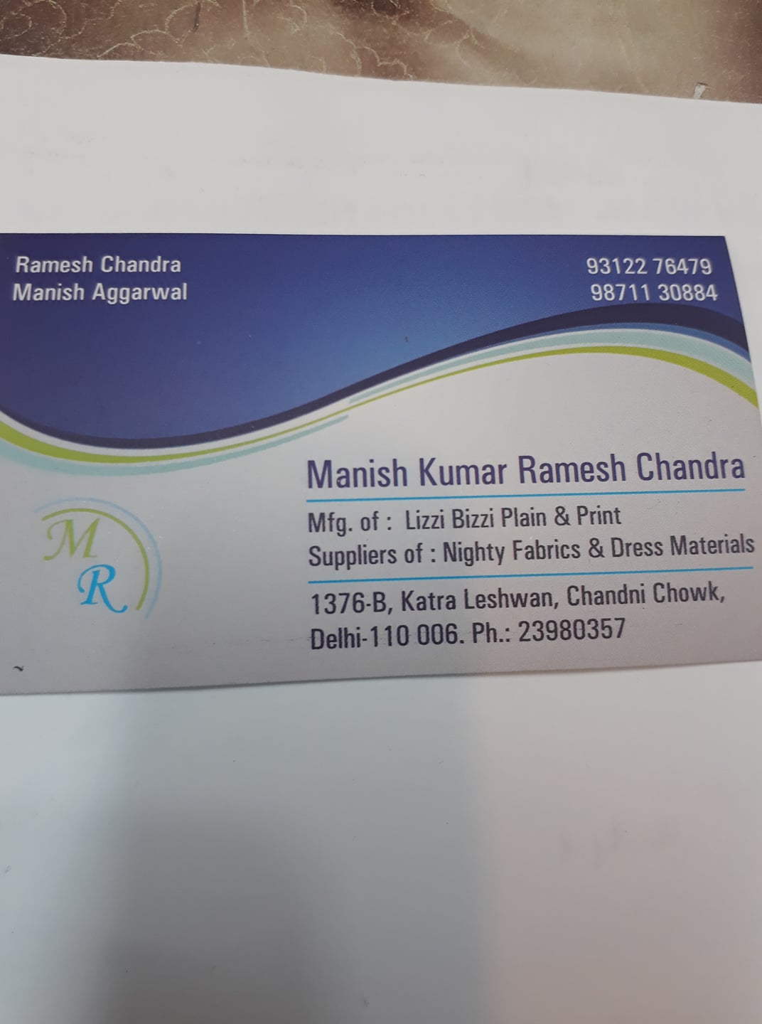 manish kumar ramesh chandra