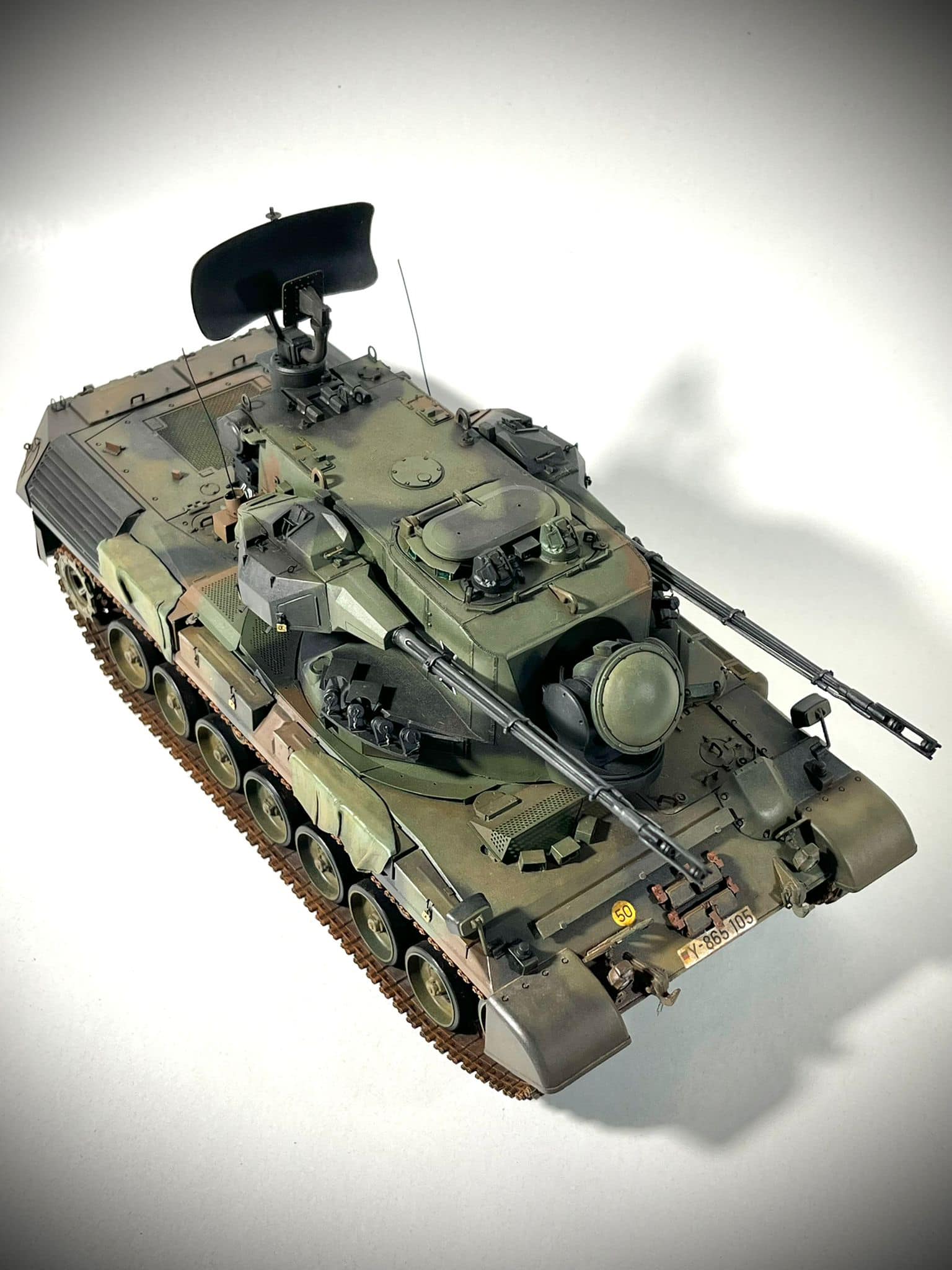 Heller – 1/35 Gepard – Char Antiaérien Allemand – Maquette Plastique – Modélisme Militaire