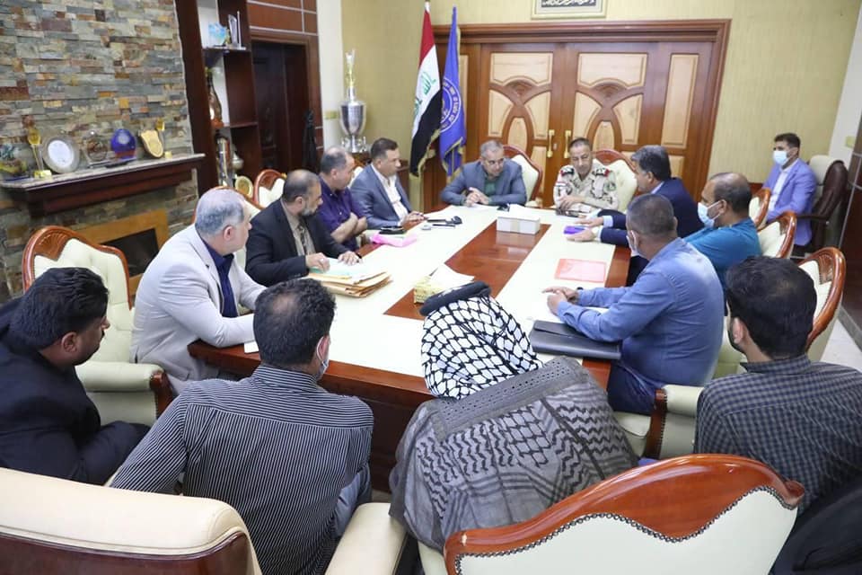 موانئ العراق - النقل تناقش مع ناحية ام قصر ملف الخدمات...
