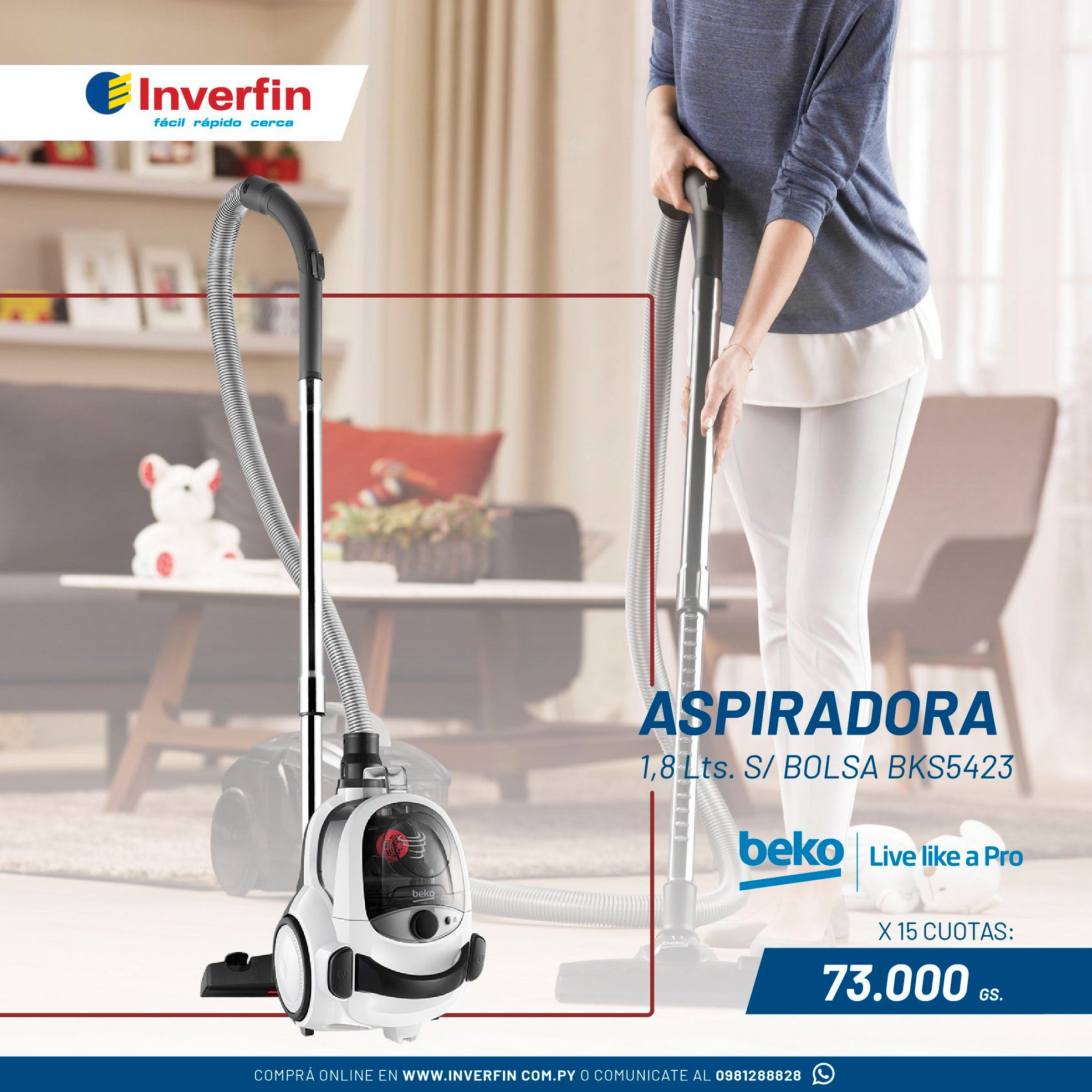 Inverfin - La limpieza del hogar sin polvo es posible...