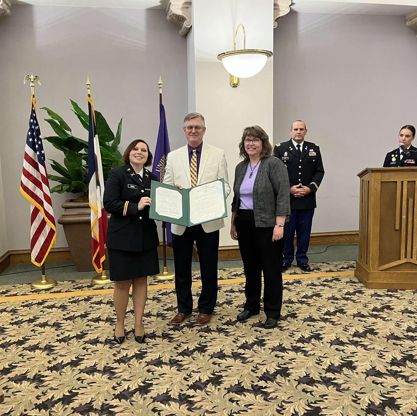 UNI Army ROTC - Congratulations to second lieutenant Holly...