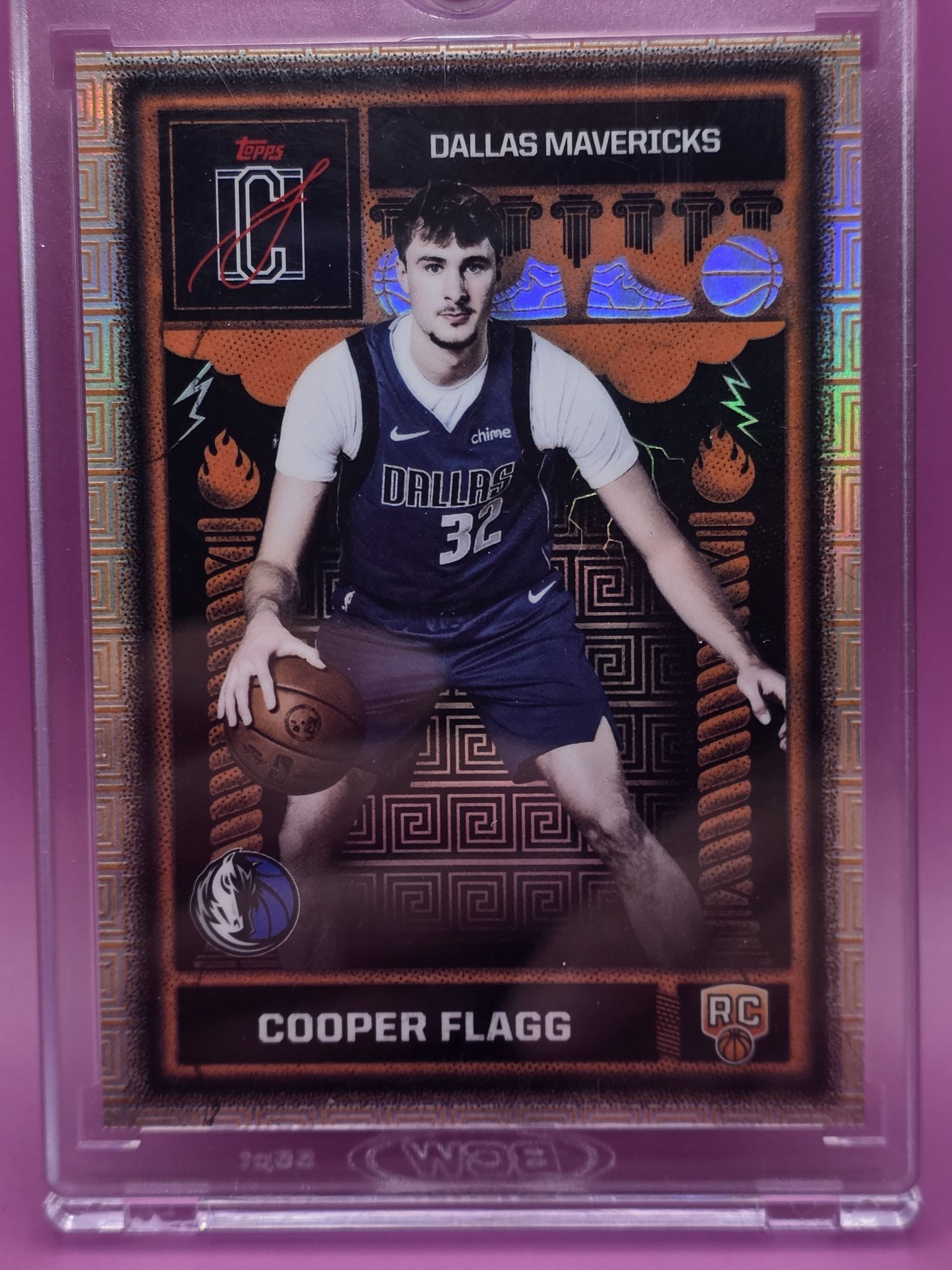 Pulling a rare Cooper Flagg autograph from Topps NBA Signature Class